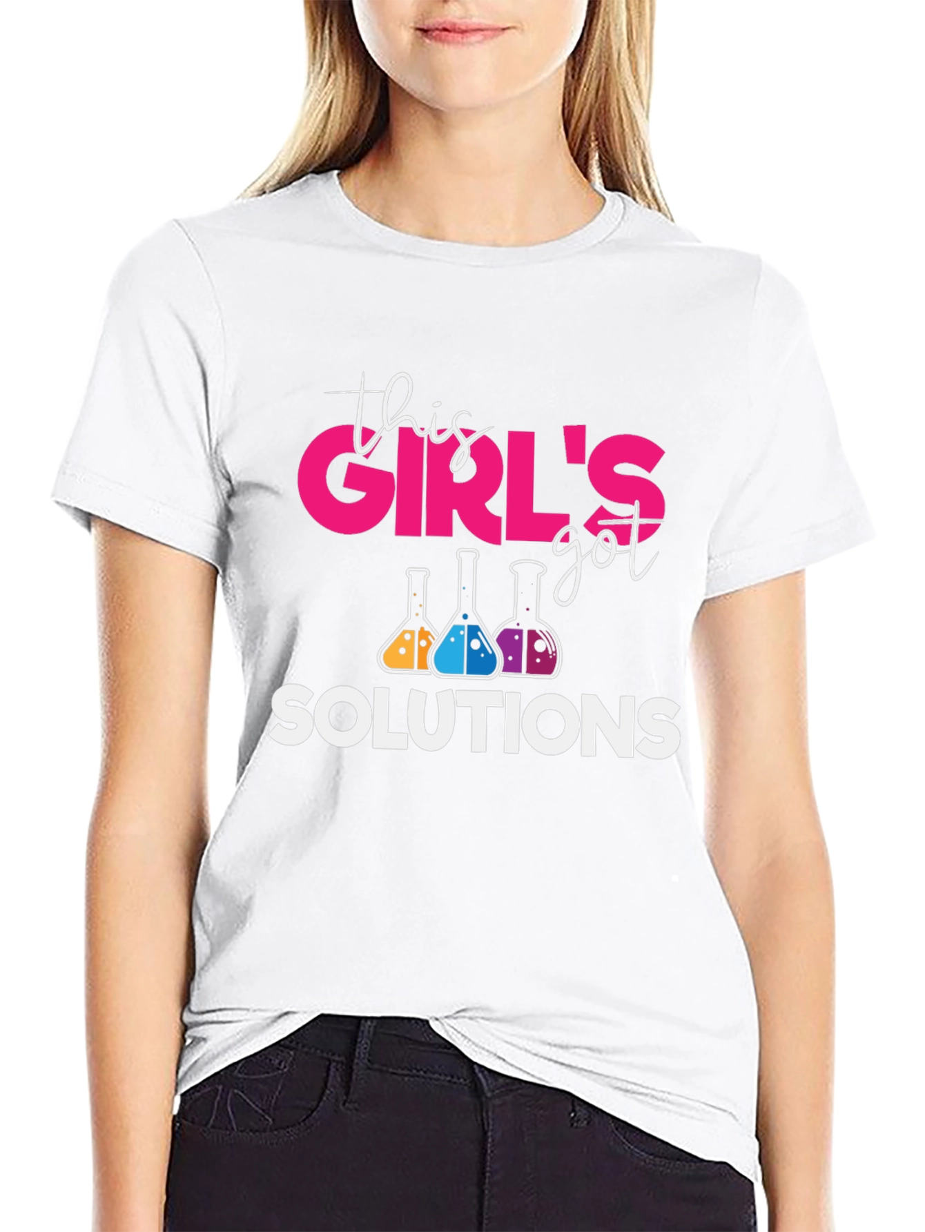 This Girls Got Solutions Science T-Shirt