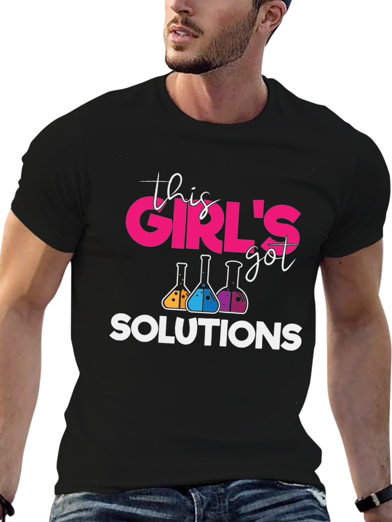 This Girls Got Solutions Science T-Shirt