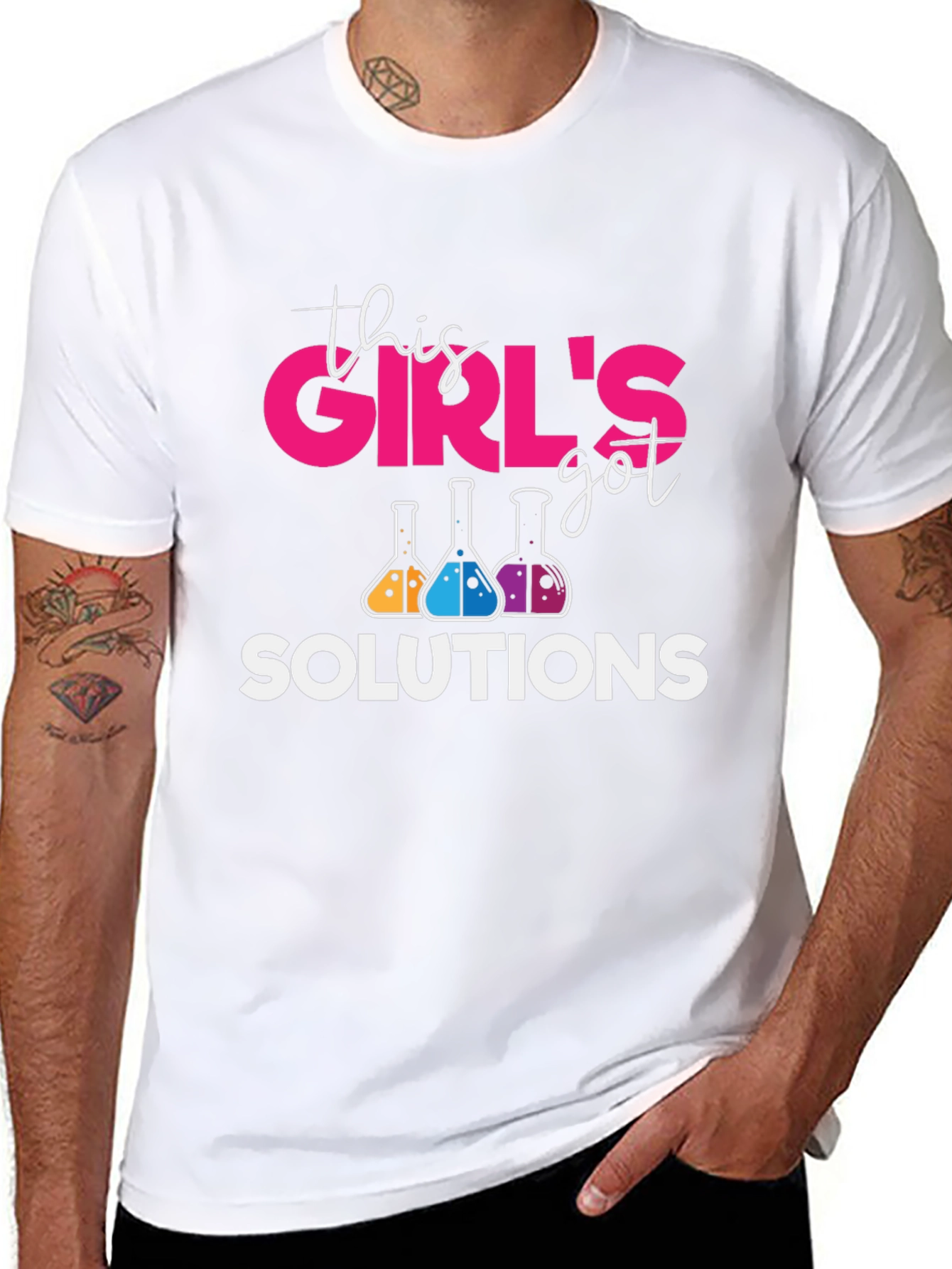 This Girls Got Solutions Science T-Shirt