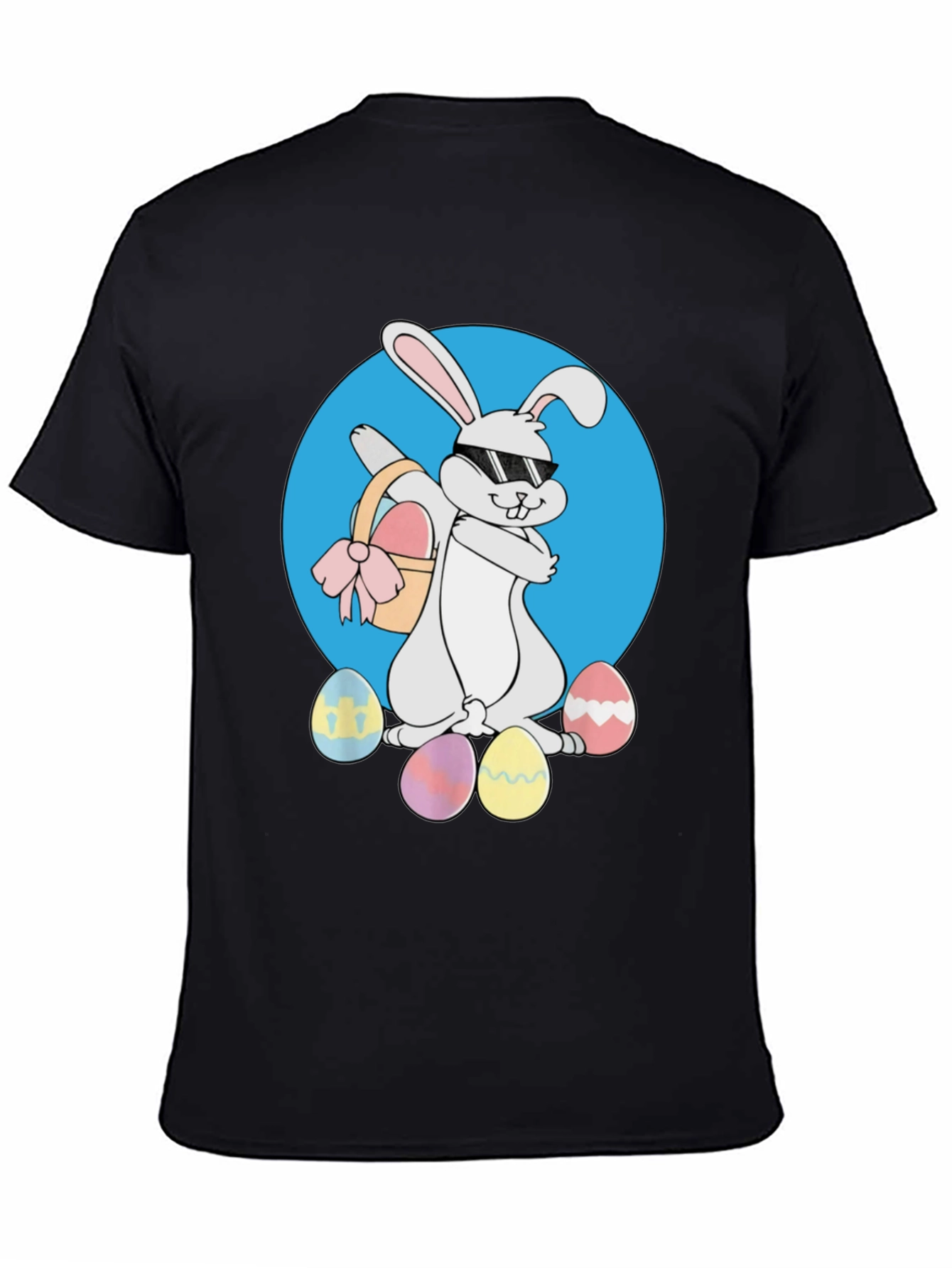 Easter Bunny T-Shirt - Cool Rabbit with Eggs