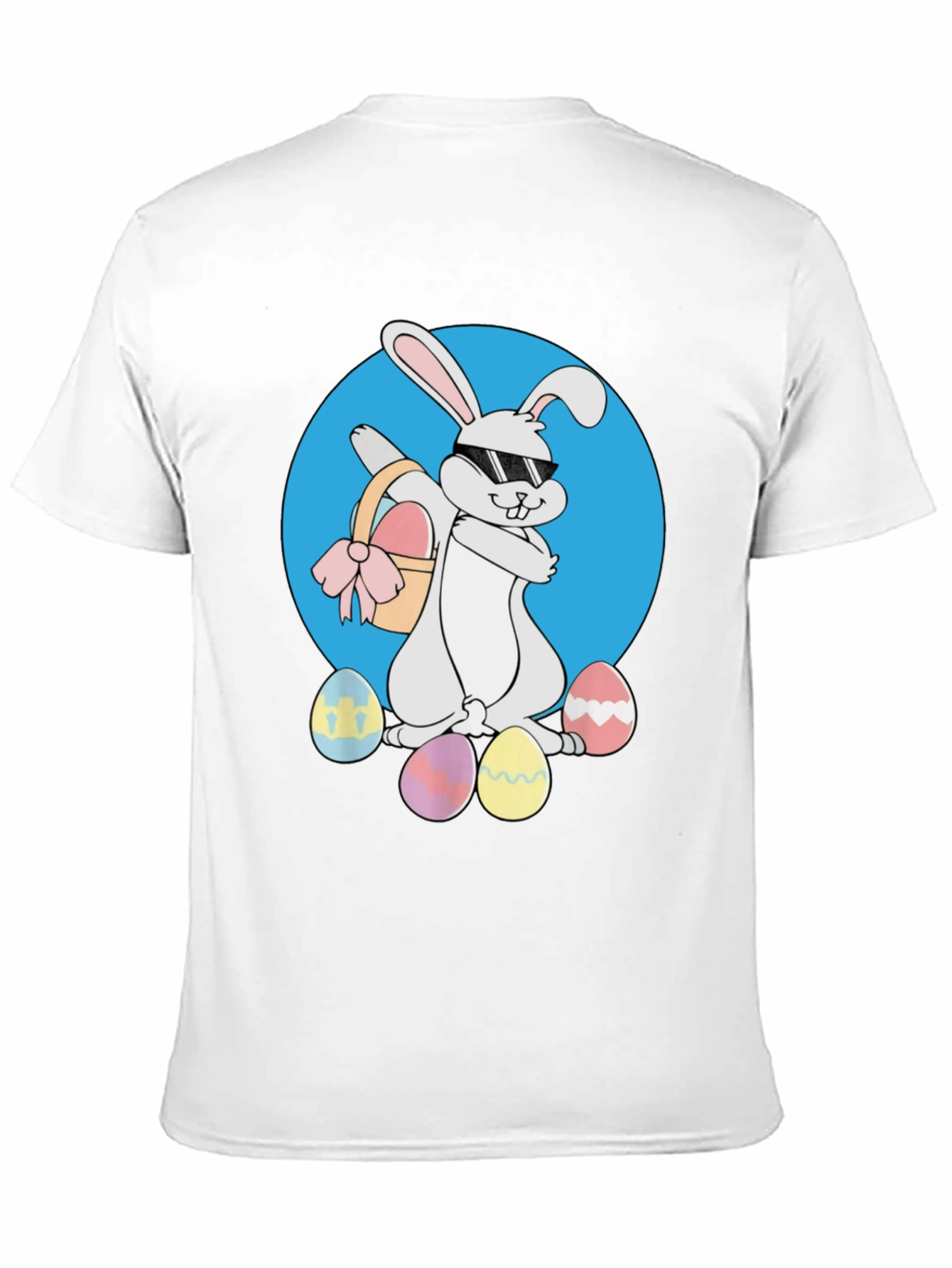 Easter Bunny T-Shirt - Cool Rabbit with Eggs