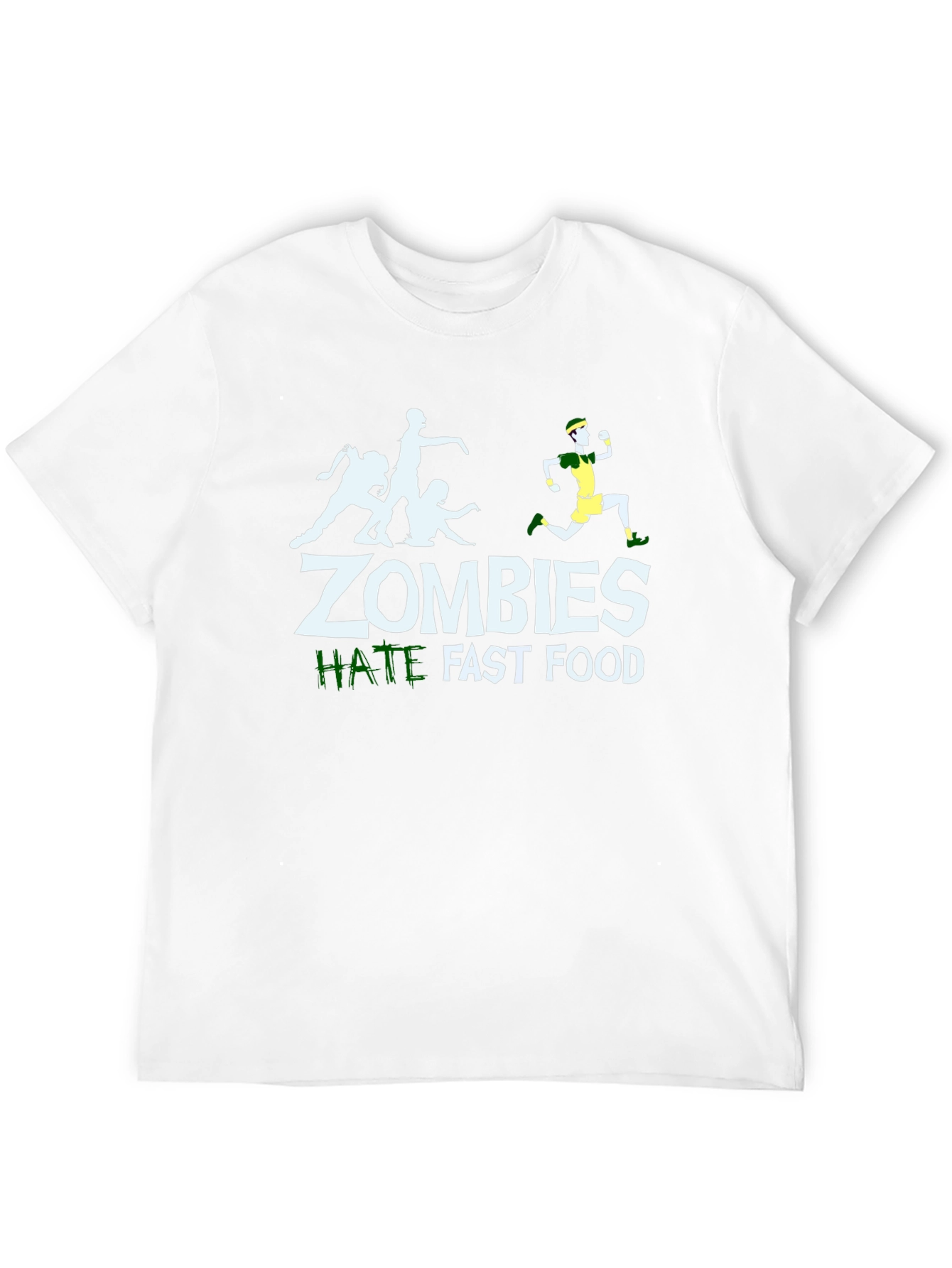 Zombies Hate Fast Food Graphic Tee