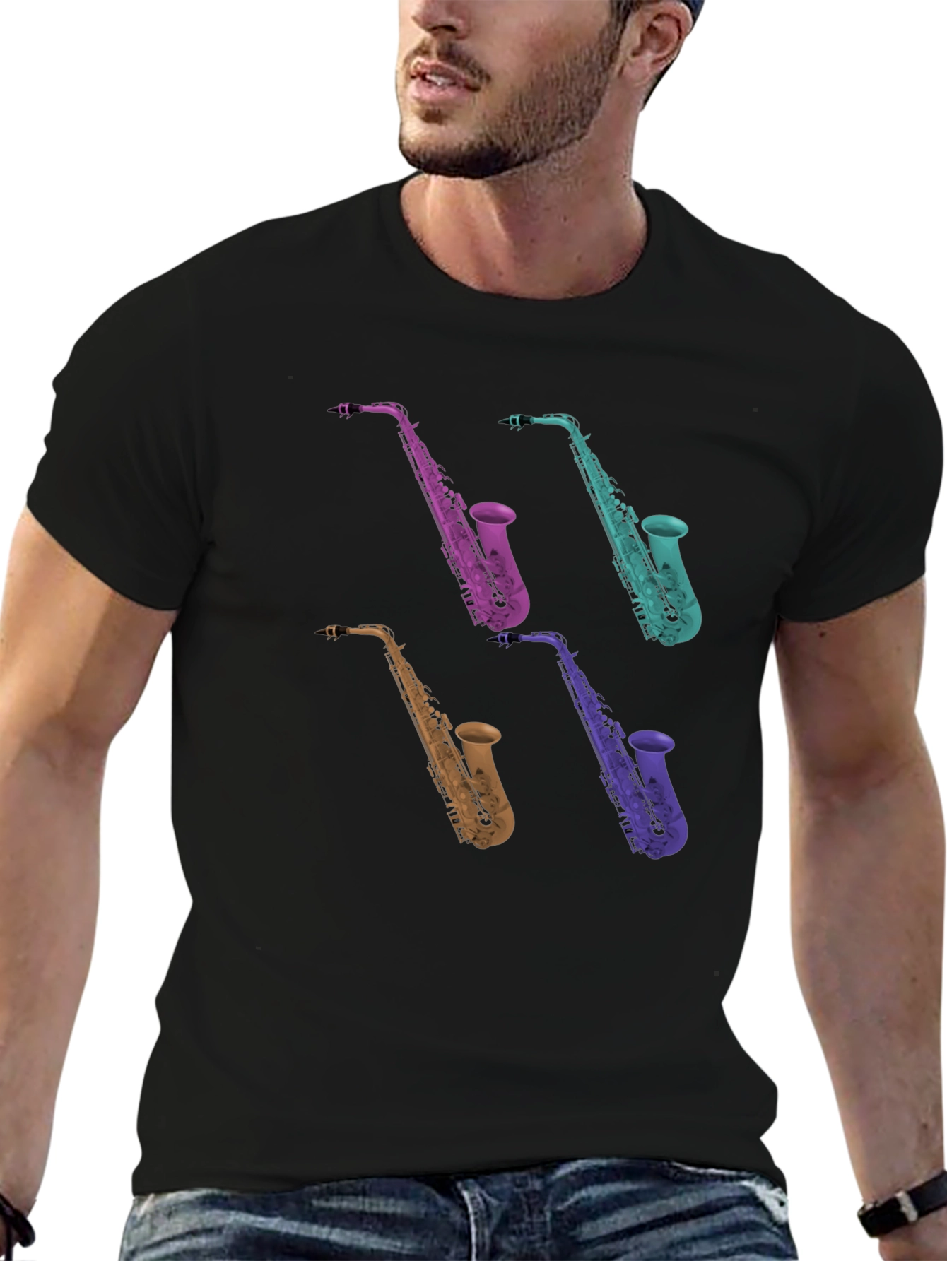 Cool Saxophone Music Lover T-Shirt