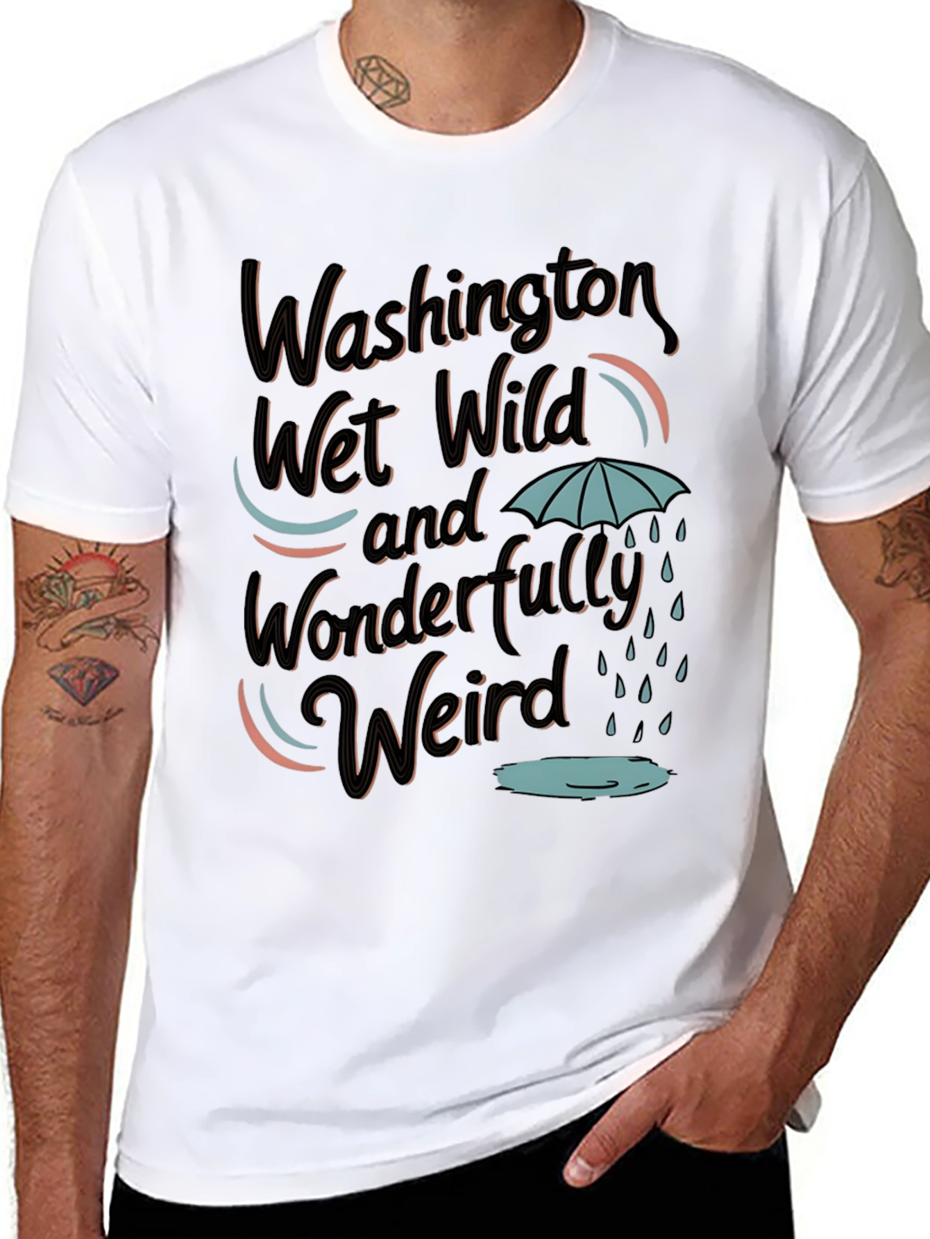 Washington Wet Wild Weird T-Shirt