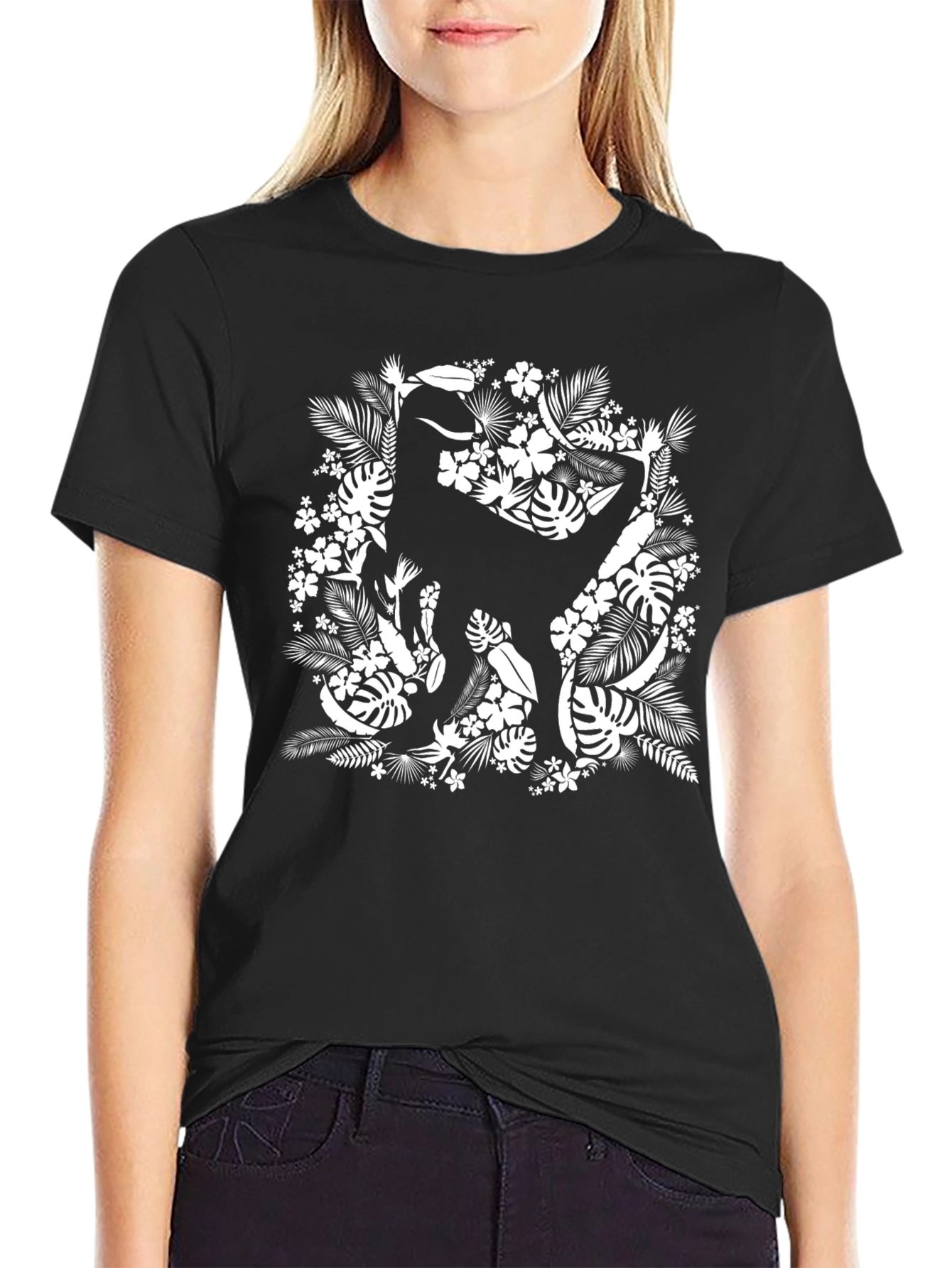 Tropical Gorilla Graphic T-Shirt