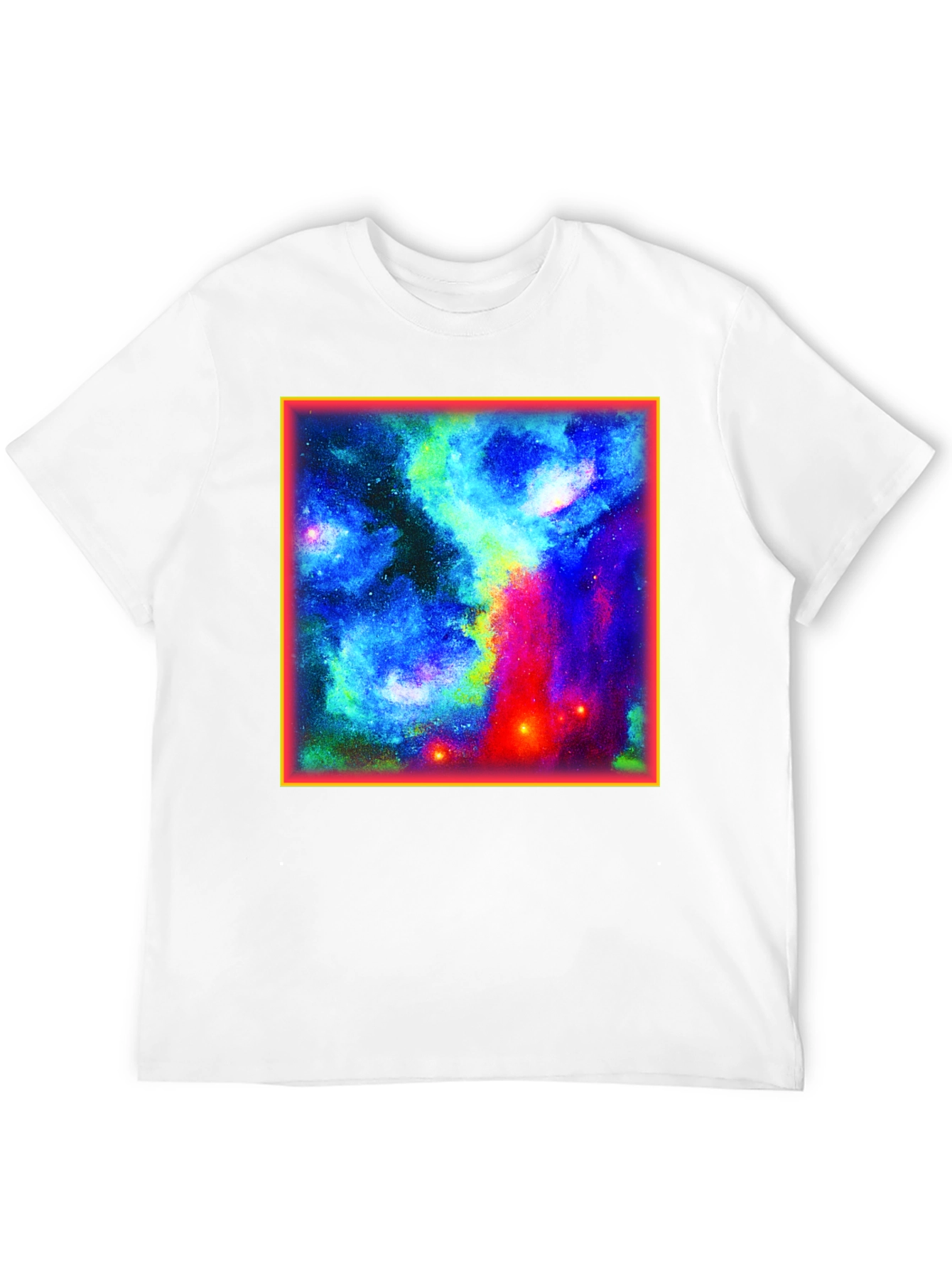 Galaxy Graphic Tee - Black Cotton Blend