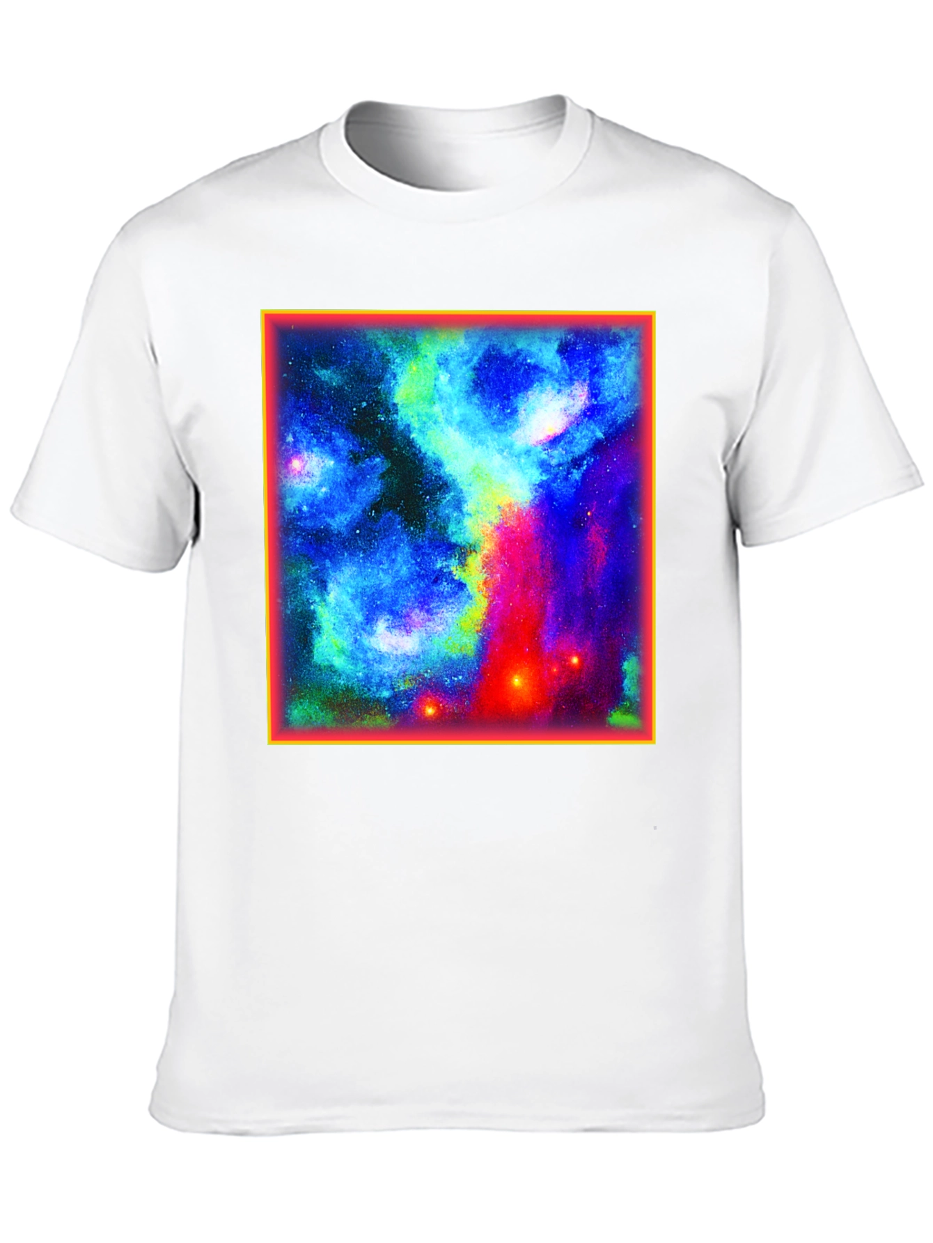 Galaxy Graphic Tee - Black Cotton Blend