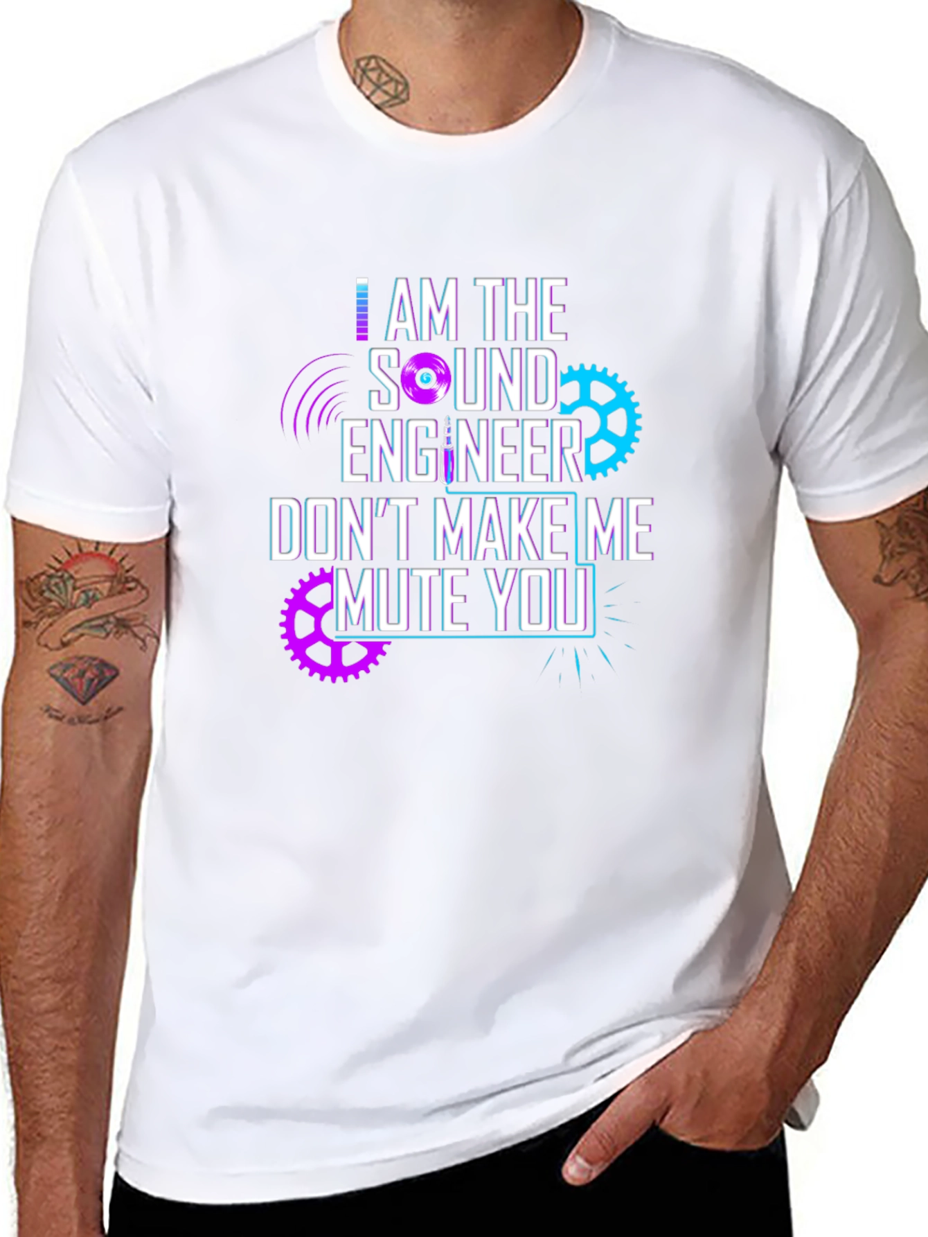 Sound Engineer Mute You Graphic T-Shirt
