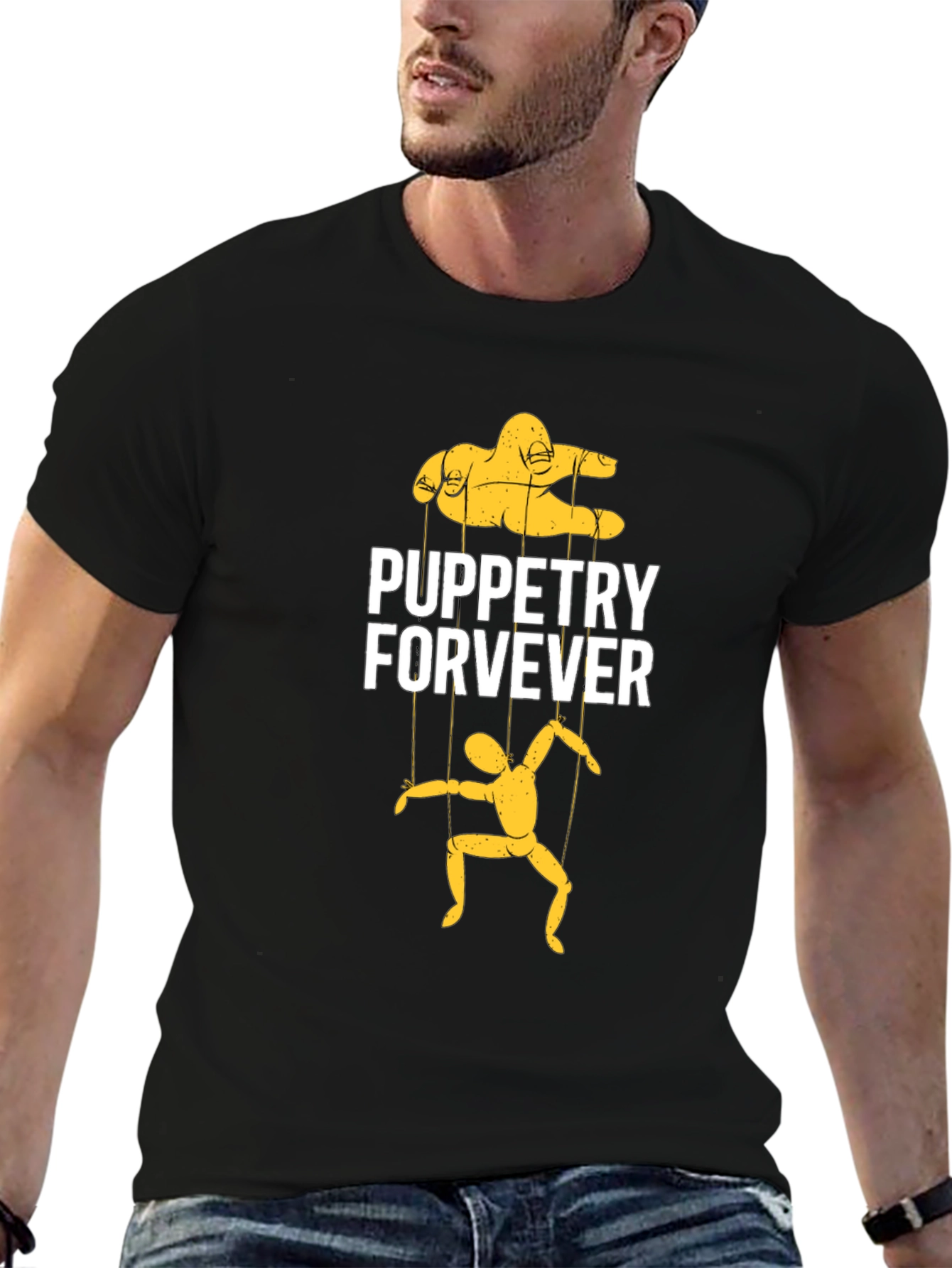 Puppetry Forever Graphic Tee - Unique Design