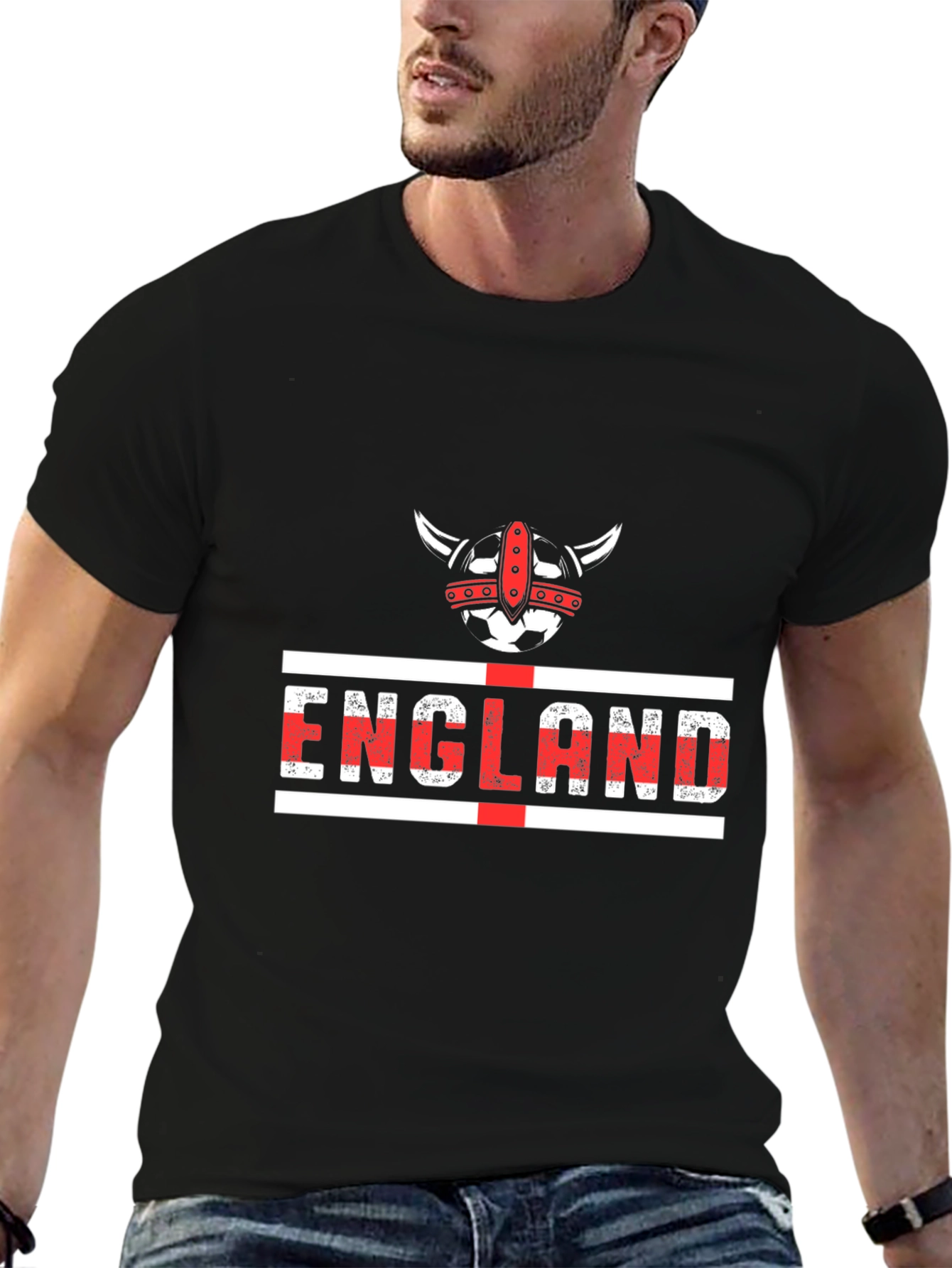 England Viking Soccer Fan T-Shirt