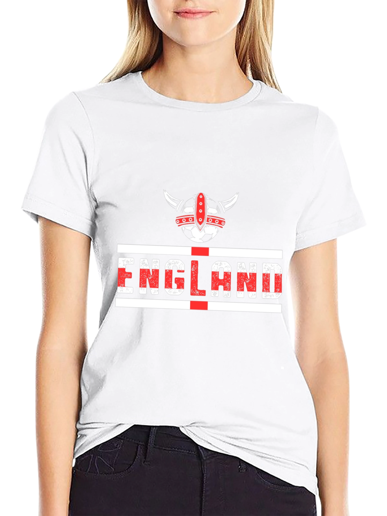 England Viking Soccer Fan T-Shirt