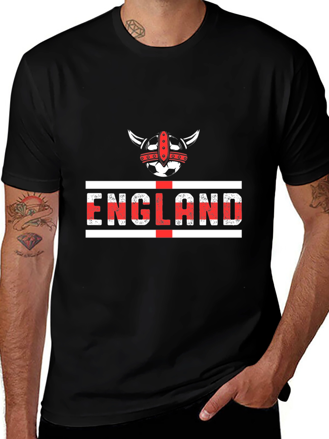 England Viking Soccer Fan T-Shirt