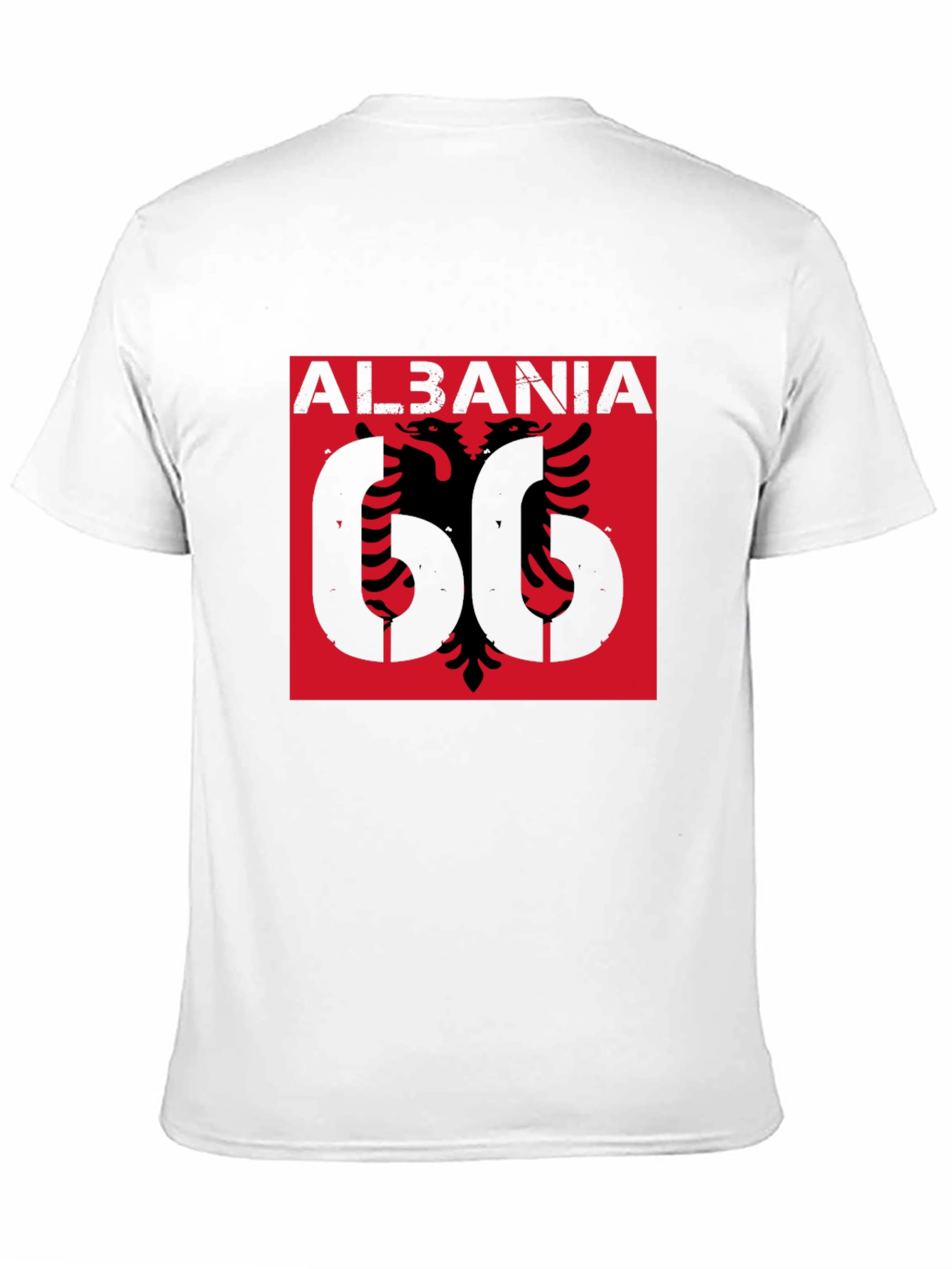 Albania Graphic Tee - Black Short Sleeve T-Shirt