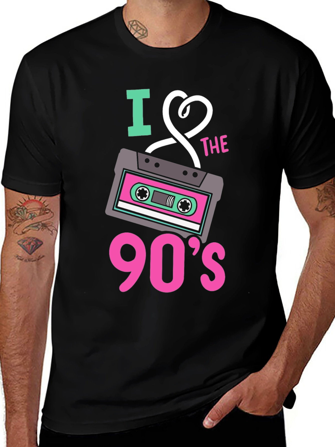 I Love the 90s Cassette Tape T-Shirt