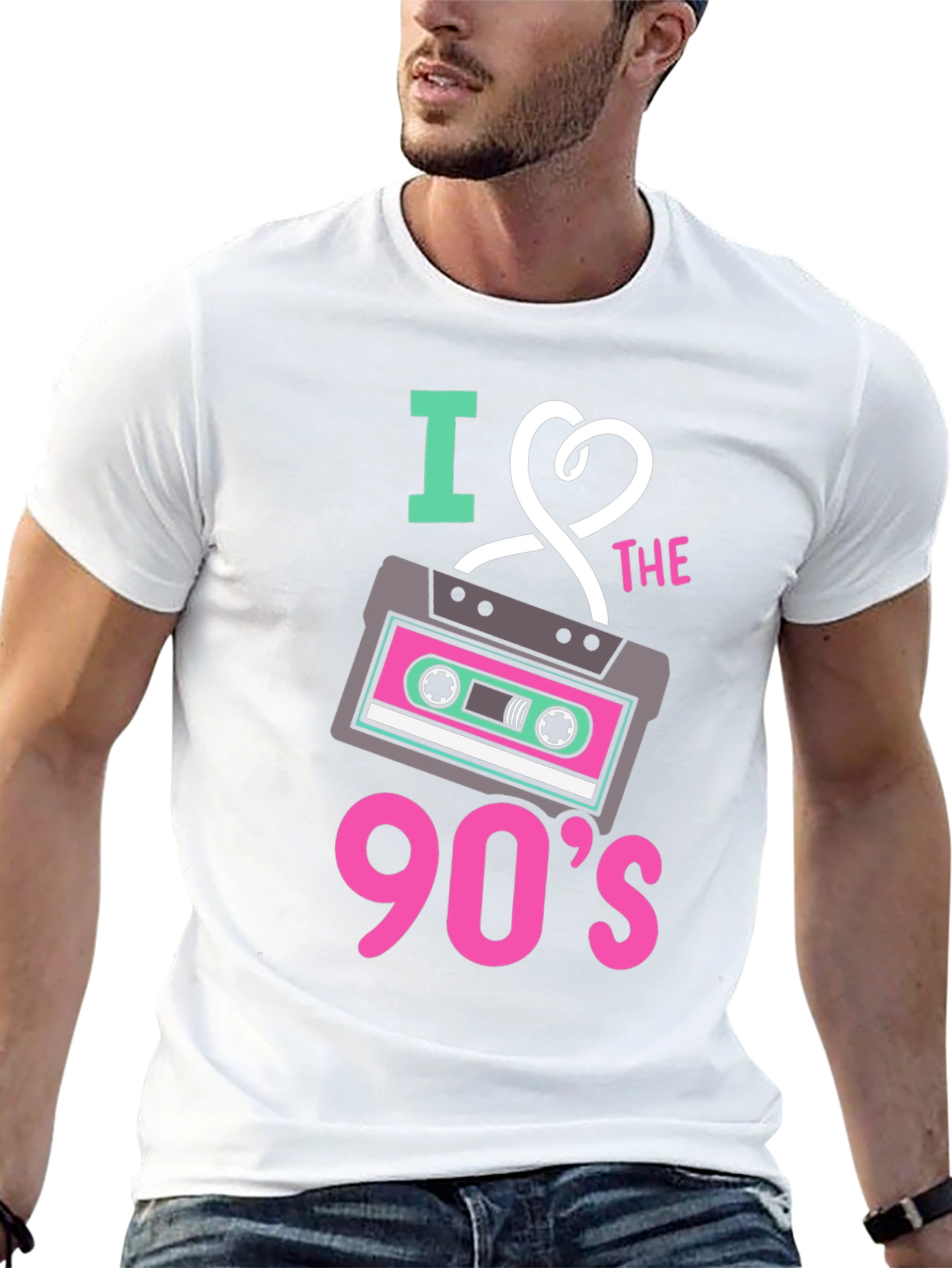I Love the 90s Cassette Tape T-Shirt