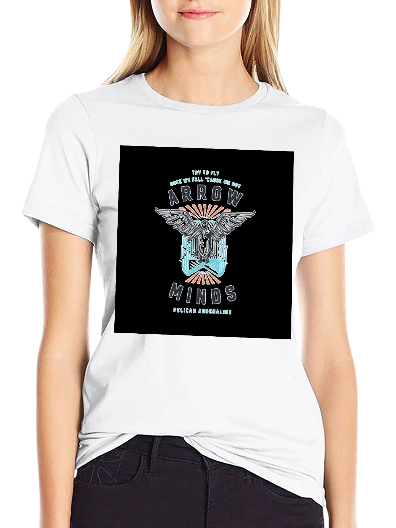 Arrow Minds Graphic Tee - Pelican Adrenaline