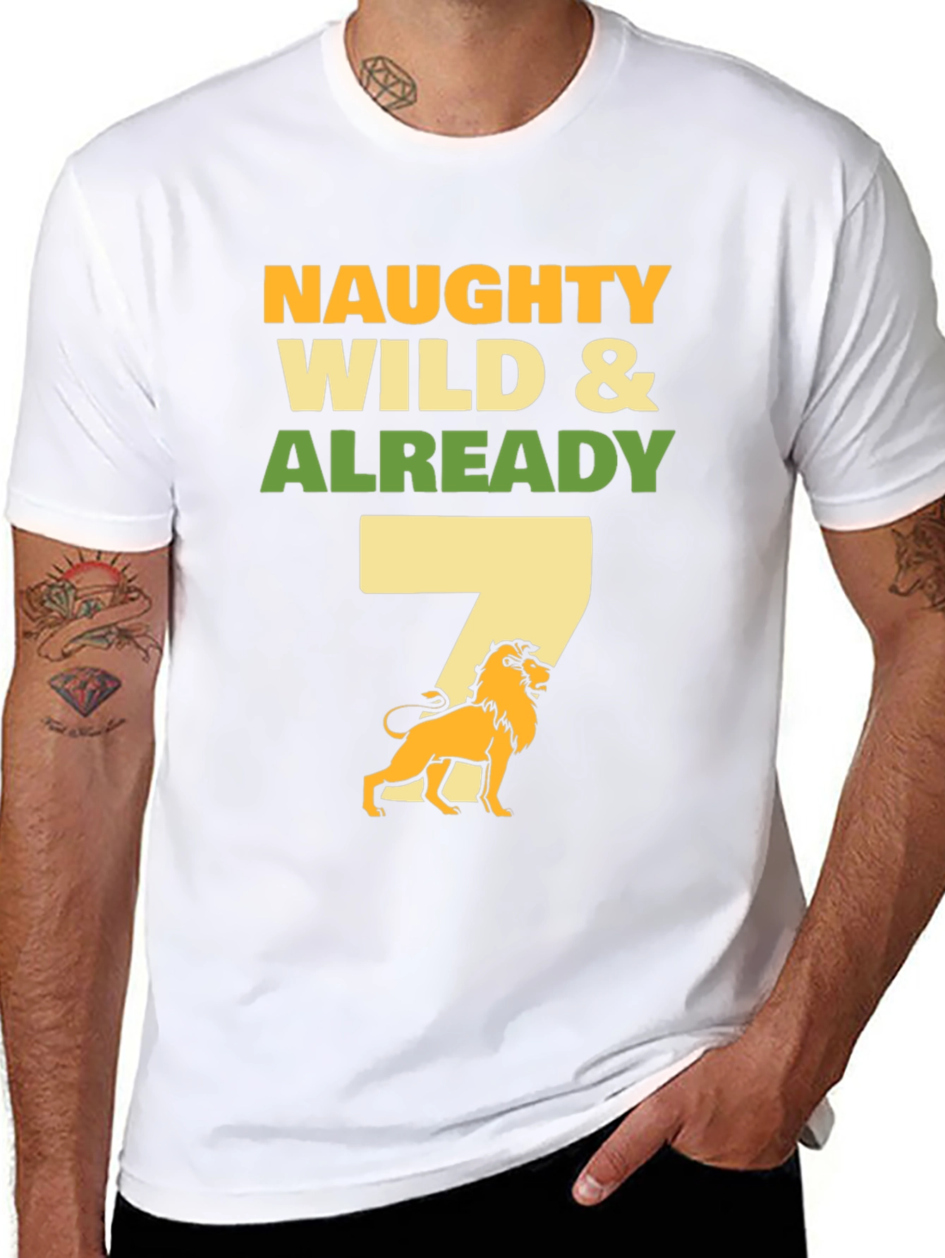 Naughty Wild & Already 7 T-Shirt