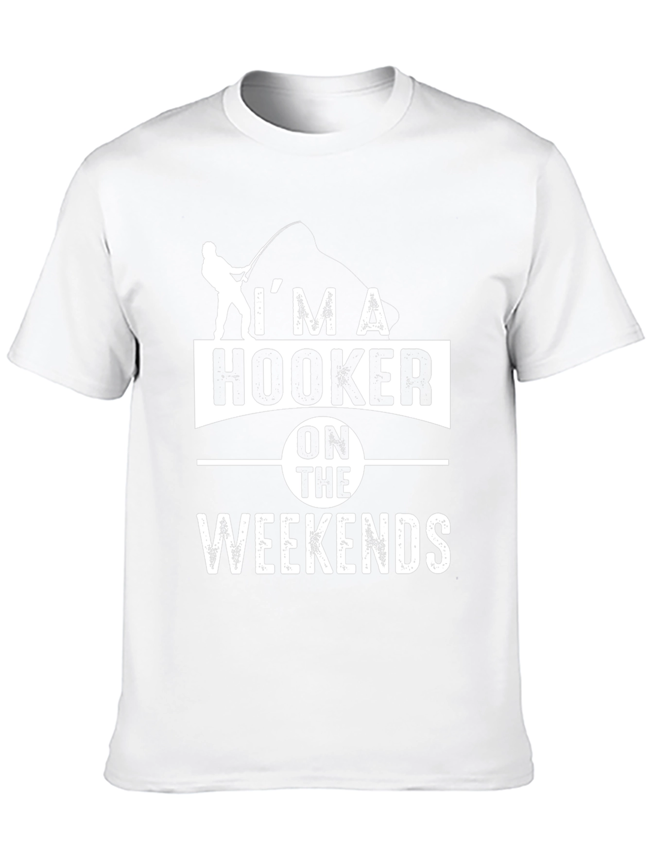 Hooker On Weekends Fishing T-Shirt