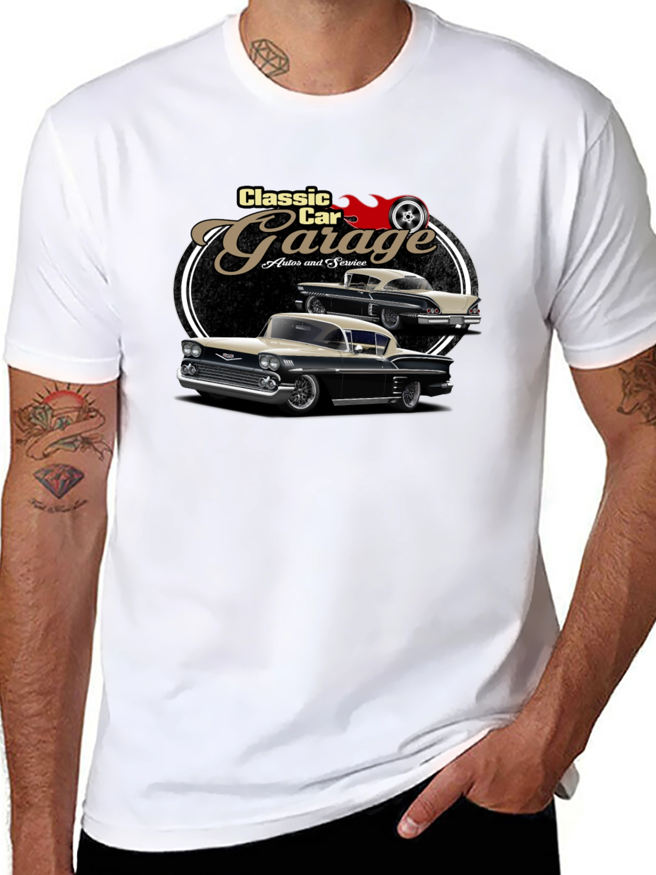 Classic Car Garage T-Shirt