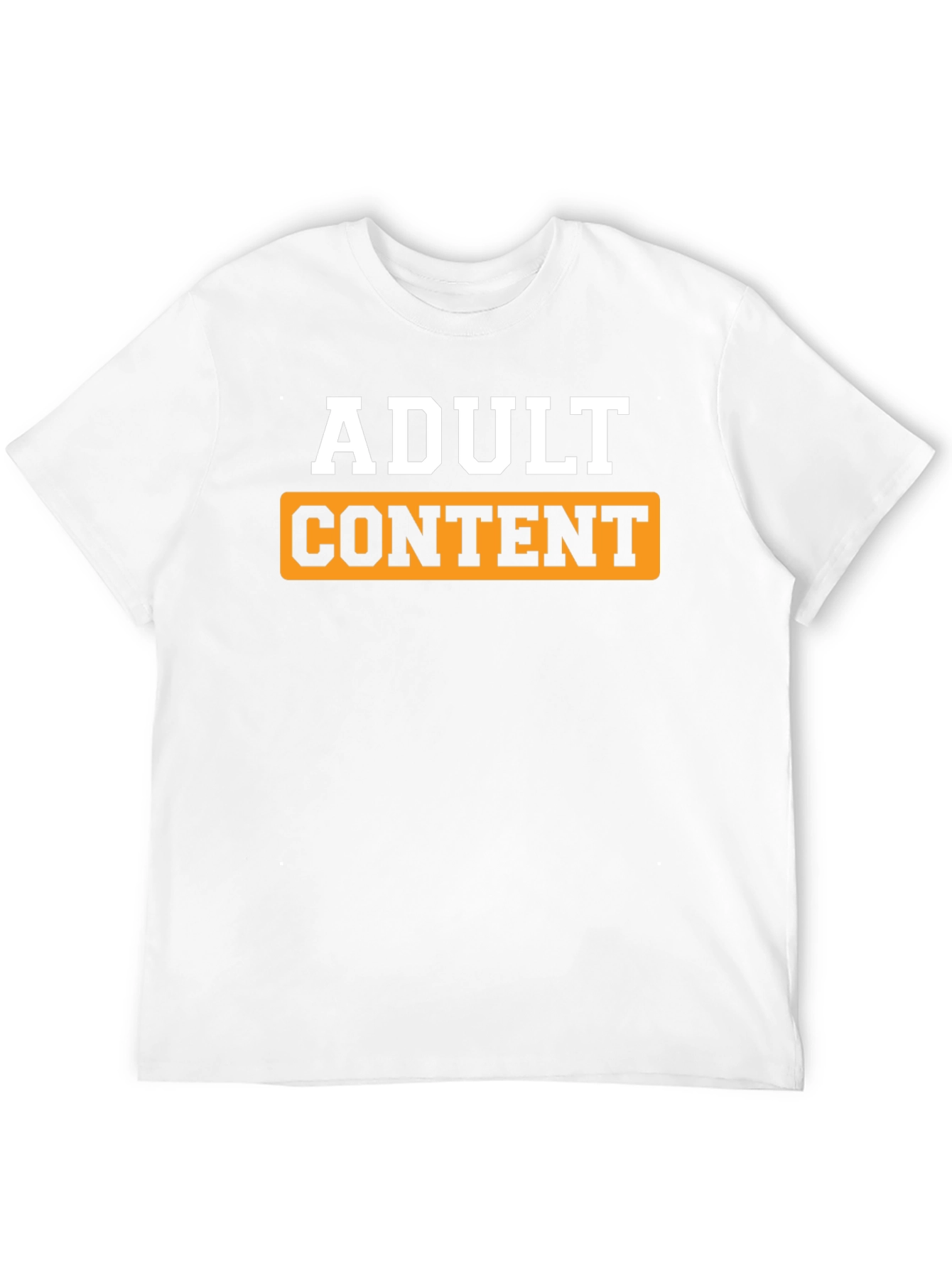 Adult Content Graphic T-Shirt - Black