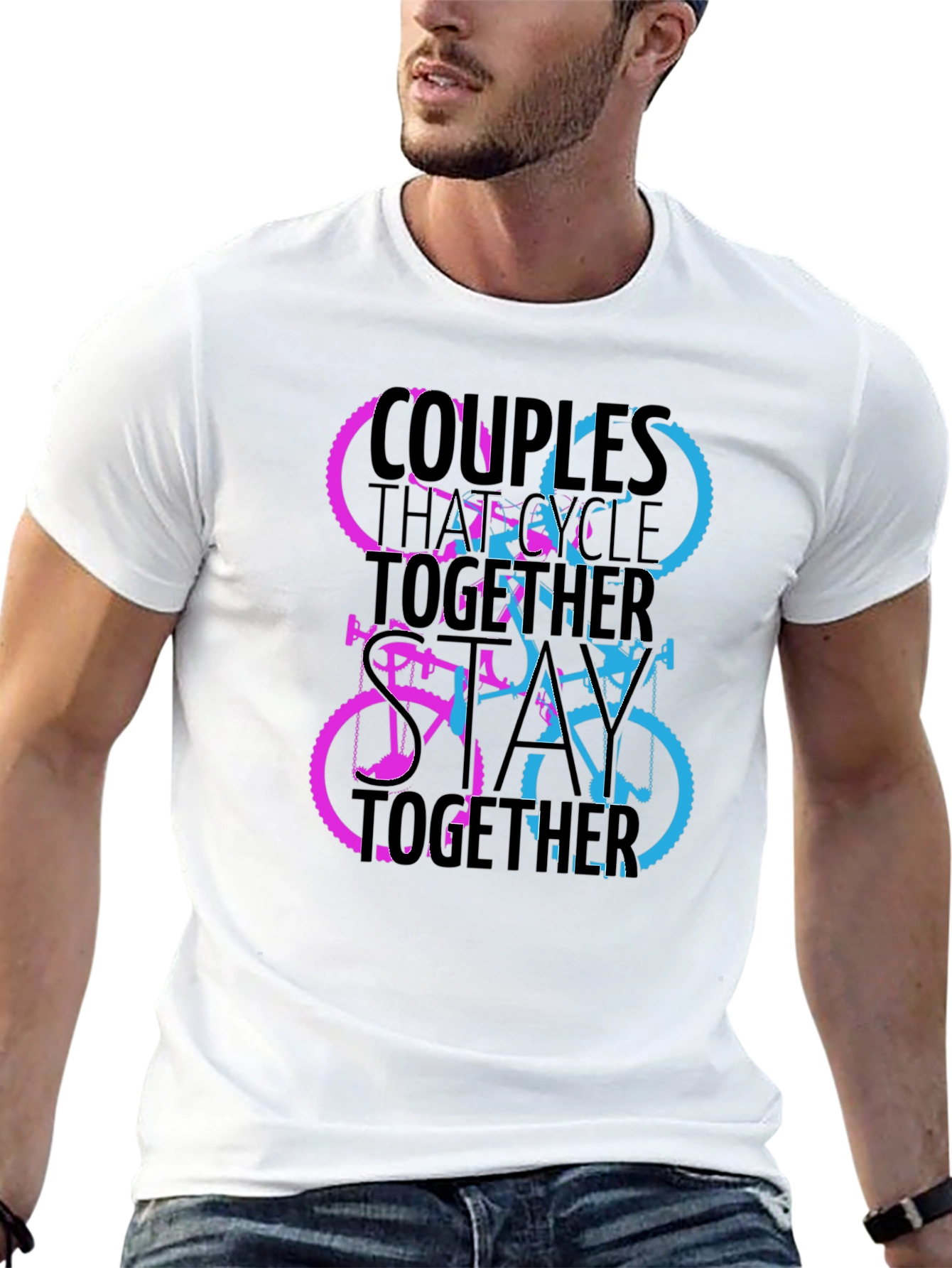 Couples Who Cycle Together T-Shirt