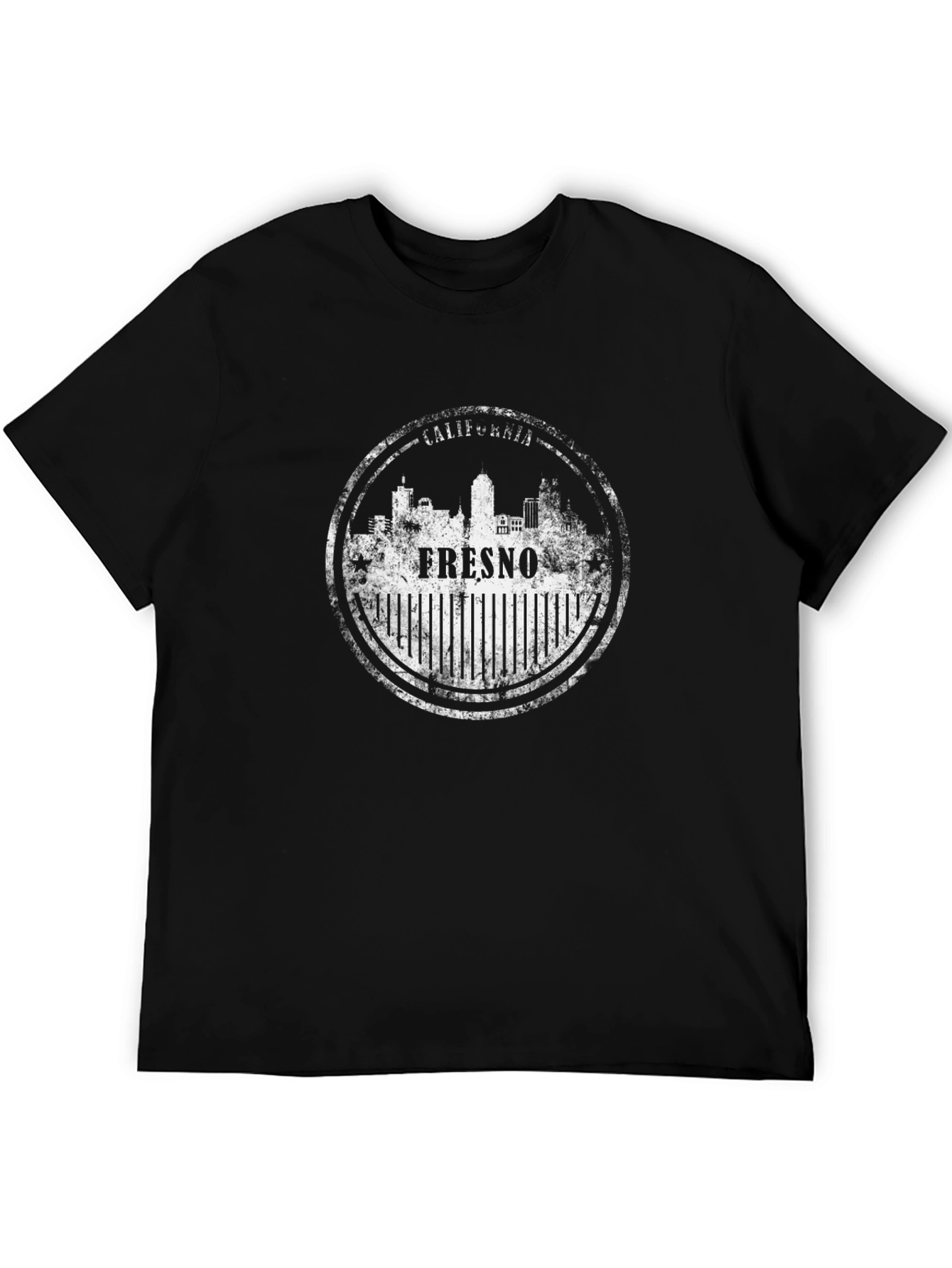 Fresno California Stamp Graphic Tee