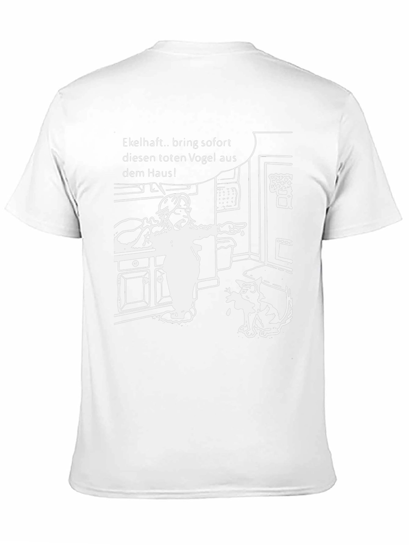 Funny Cartoon Graphic T-Shirt - Bring the Bird Out!