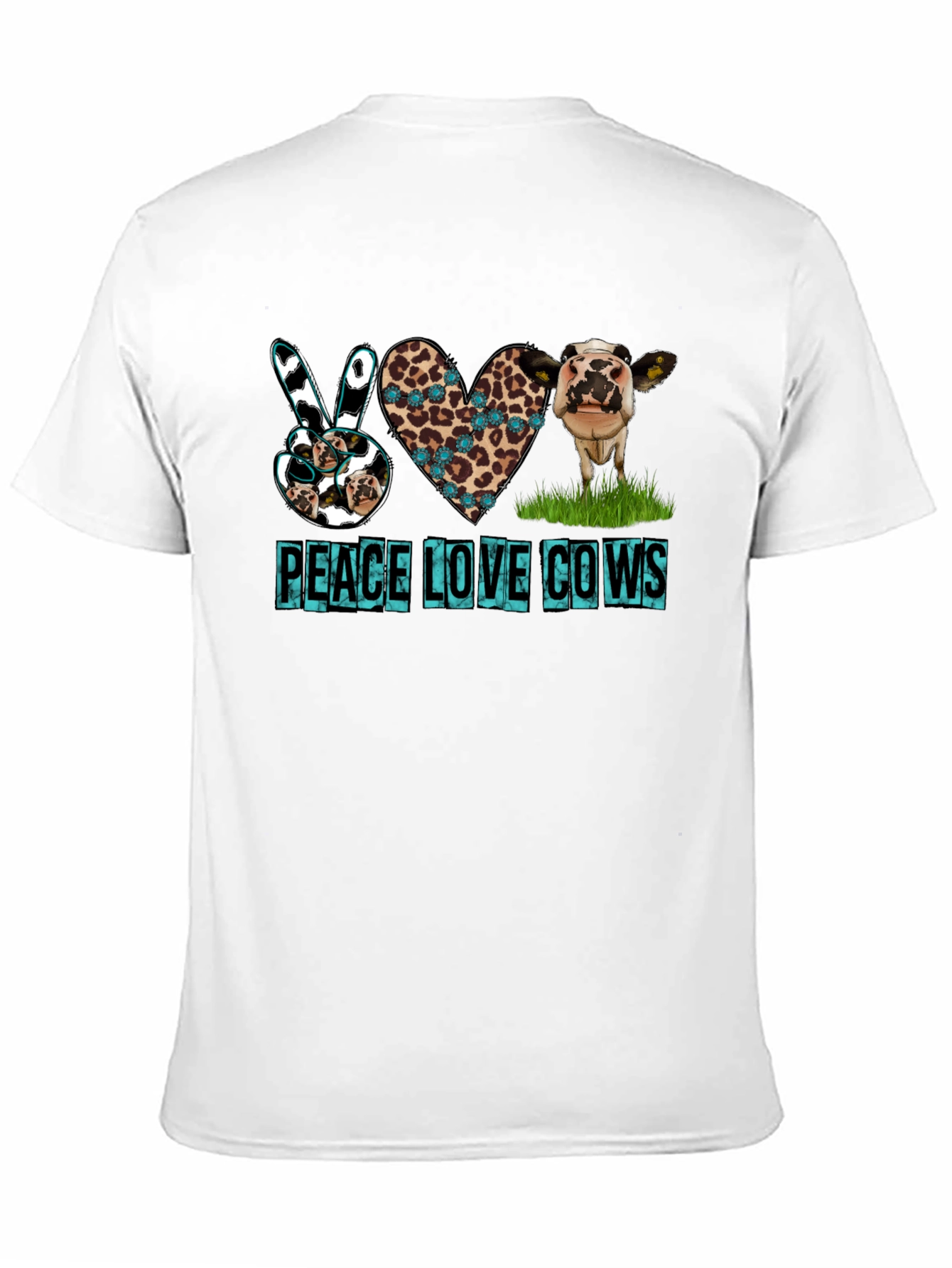 Peace Love Cows Graphic T-Shirt