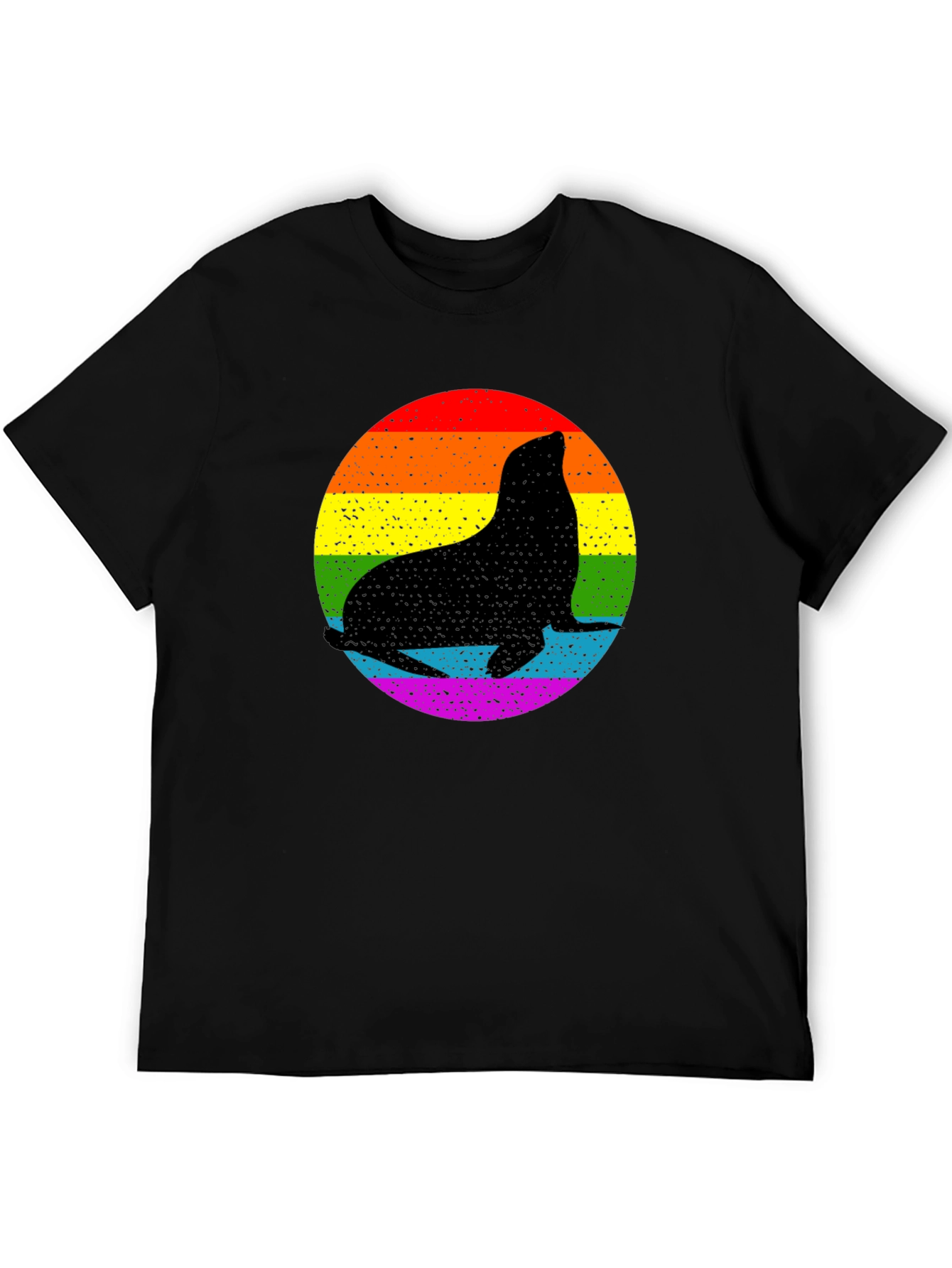 Pride Seal T-Shirt - LGBTQ+ Rainbow Graphic Tee