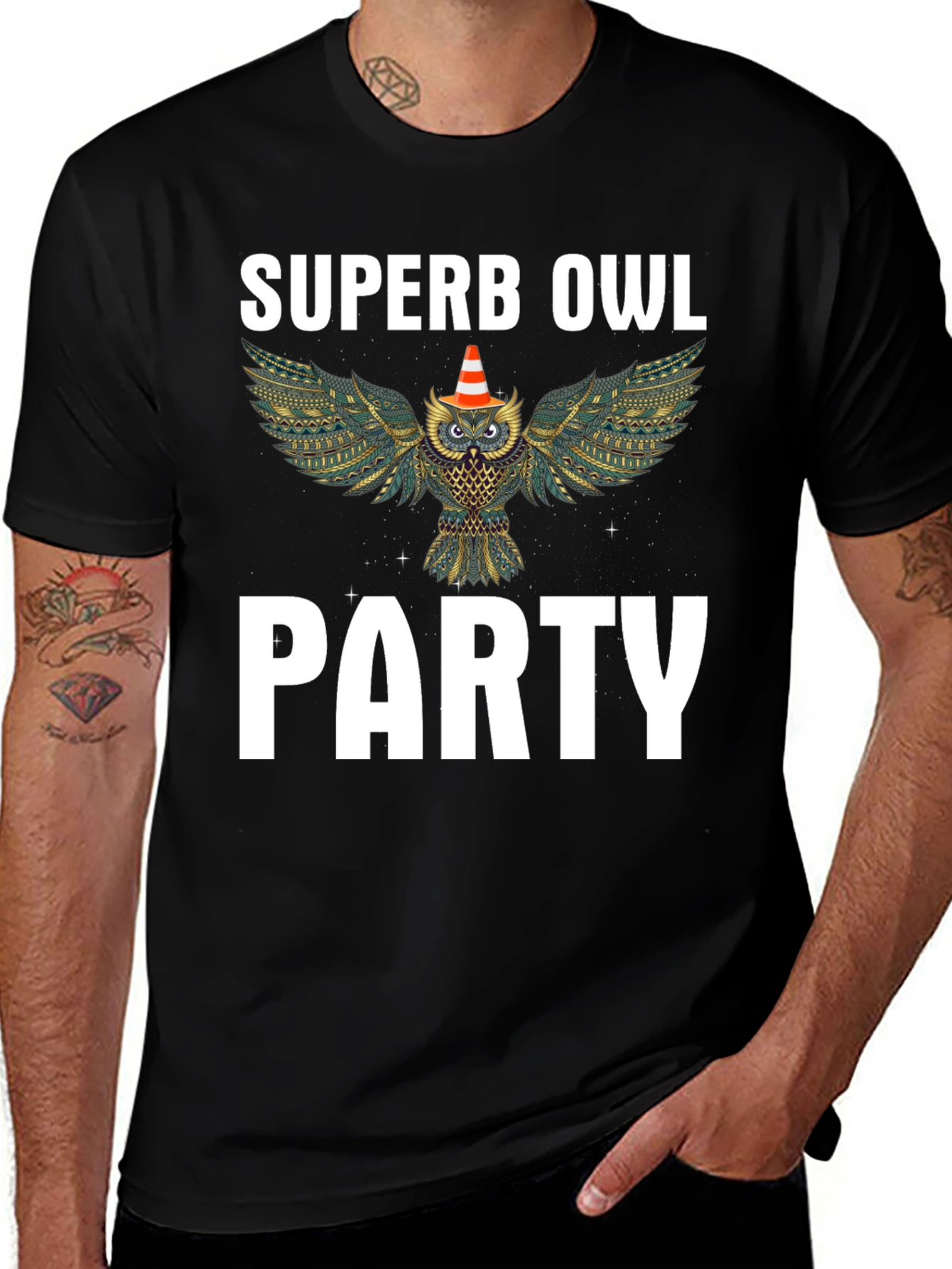 Superb Owl Party T-Shirt - Fun Graphic Tee