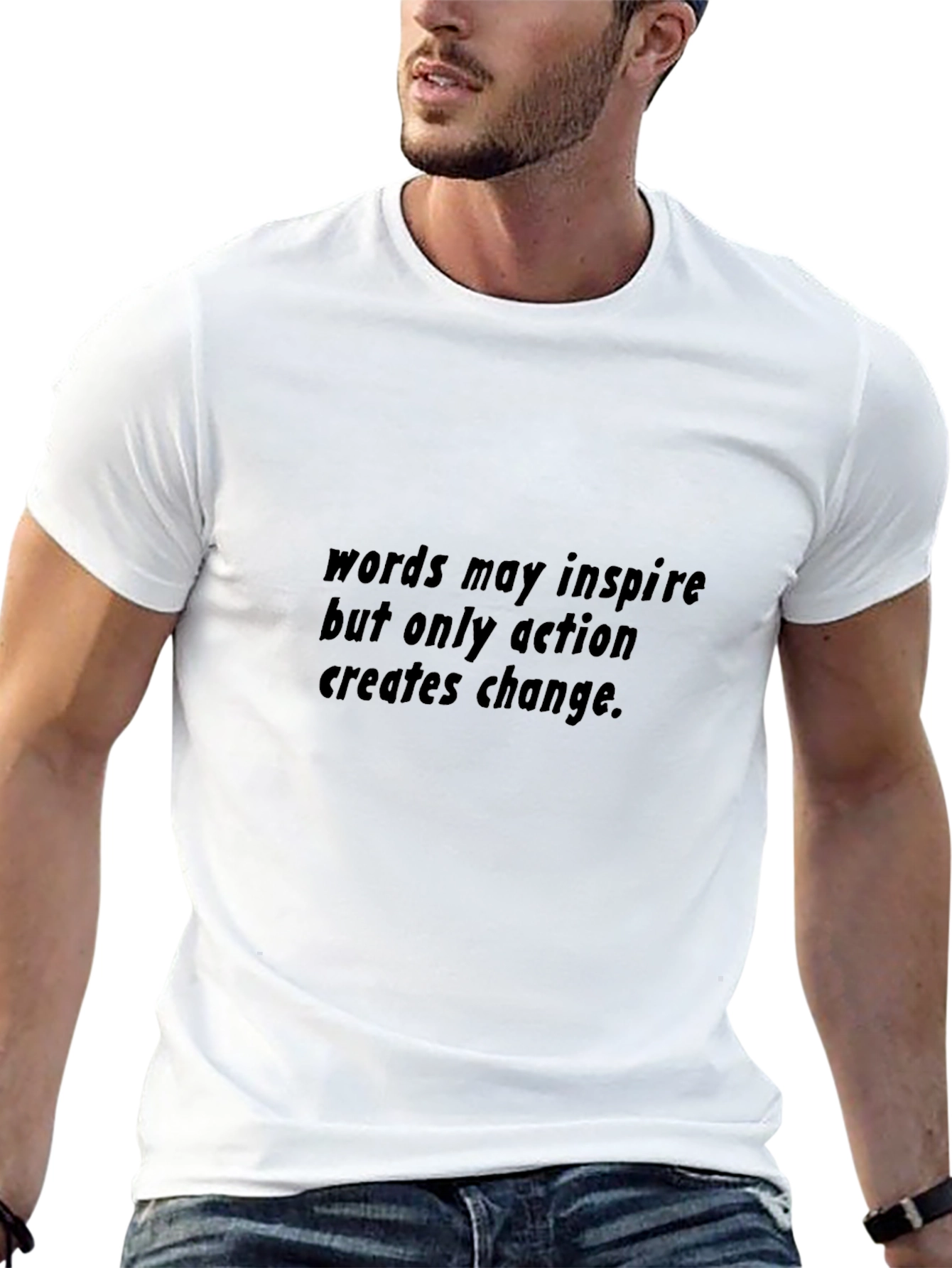 Inspirational Quote Black T-Shirt