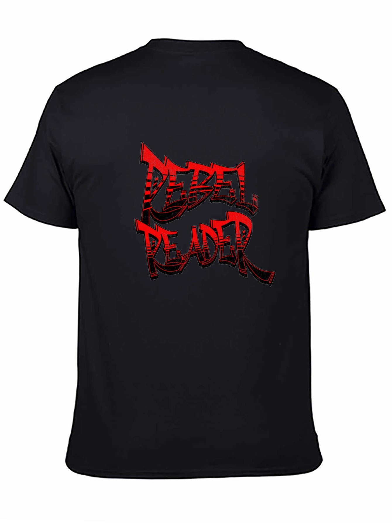 Rebel Reader Black T-Shirt - Bold Graphic Tee