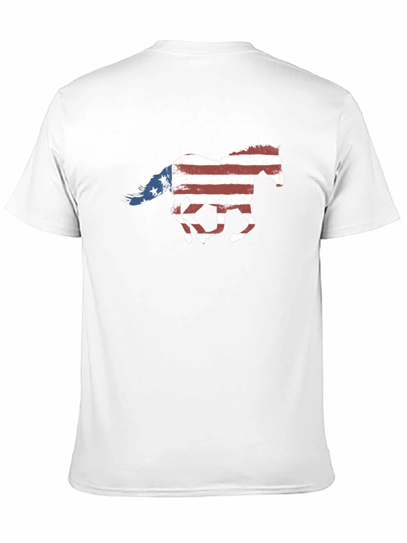 American Flag Horse Graphic Tee