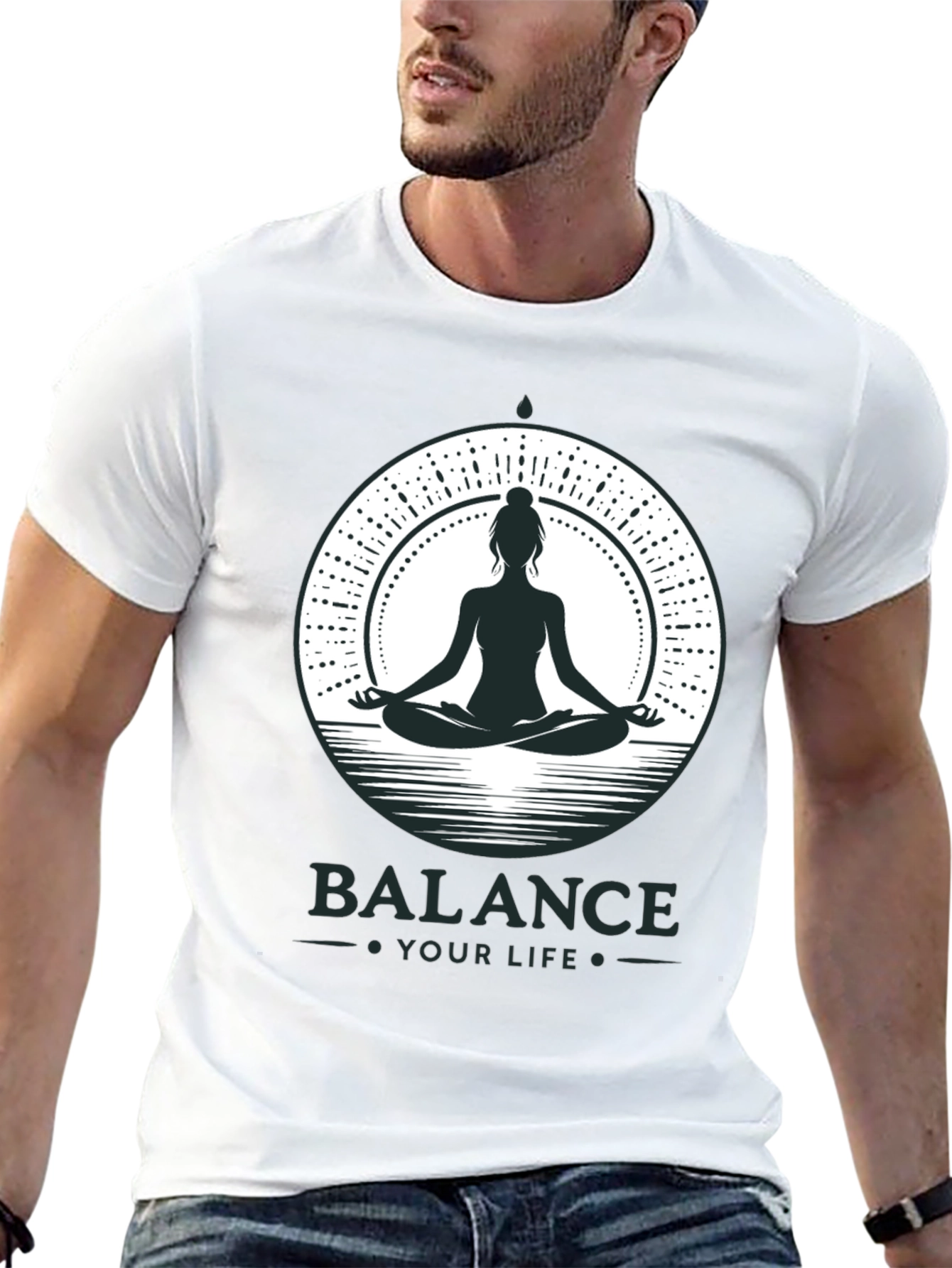 Balance Your Life Meditation T-Shirt