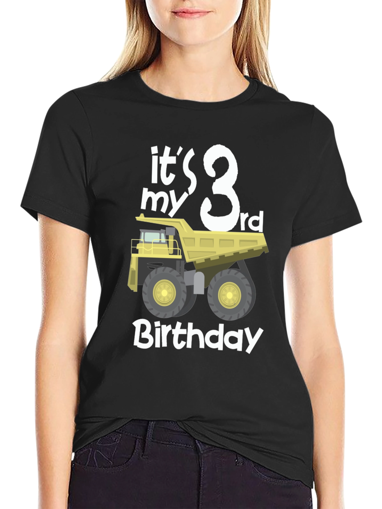 3rd Birthday Dump Truck T-Shirt