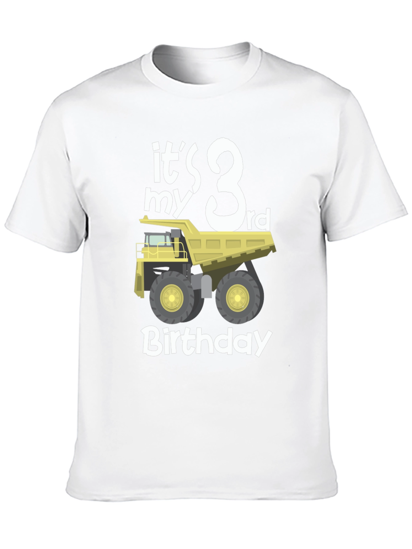 3rd Birthday Dump Truck T-Shirt