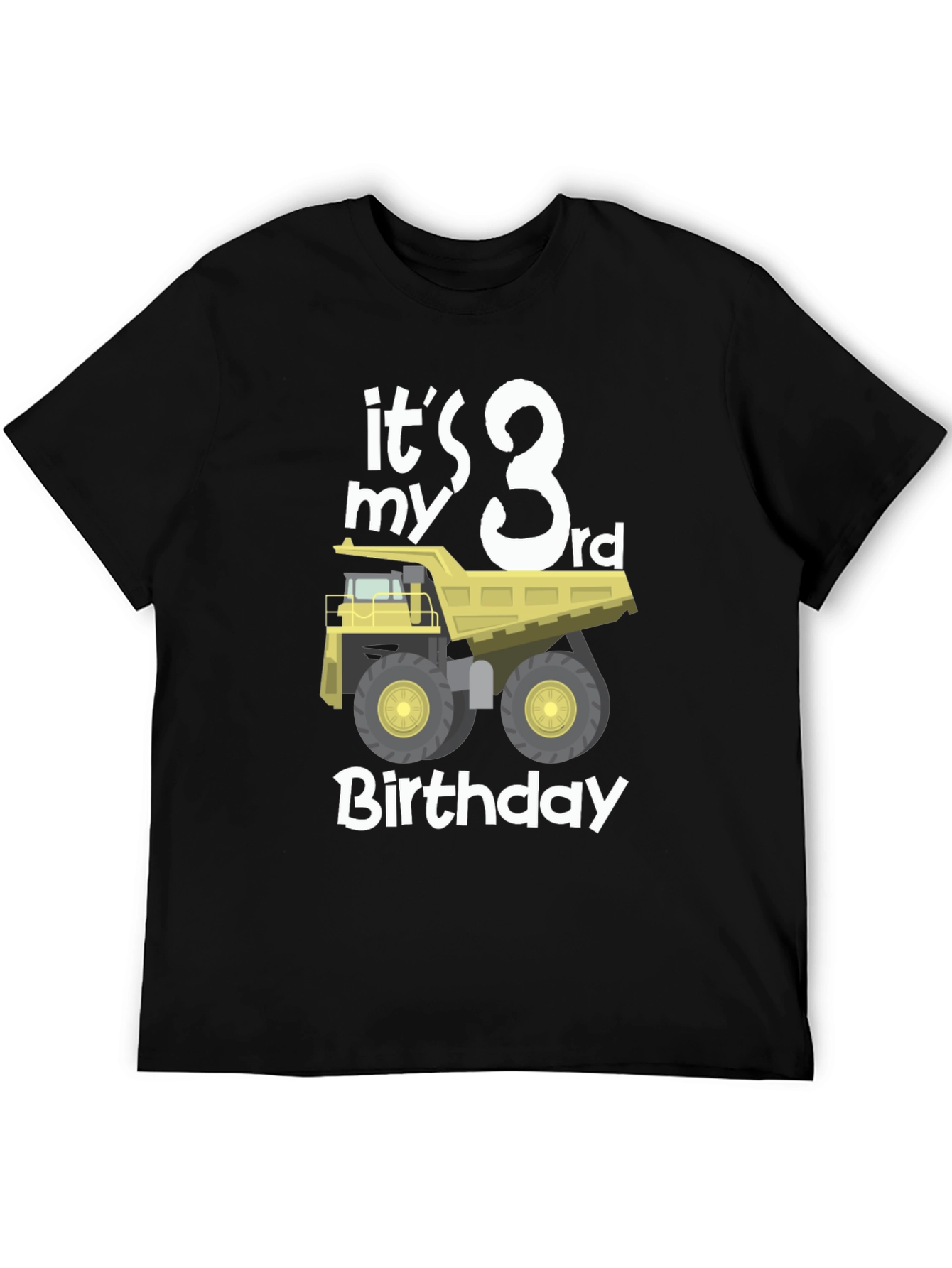 3rd Birthday Dump Truck T-Shirt