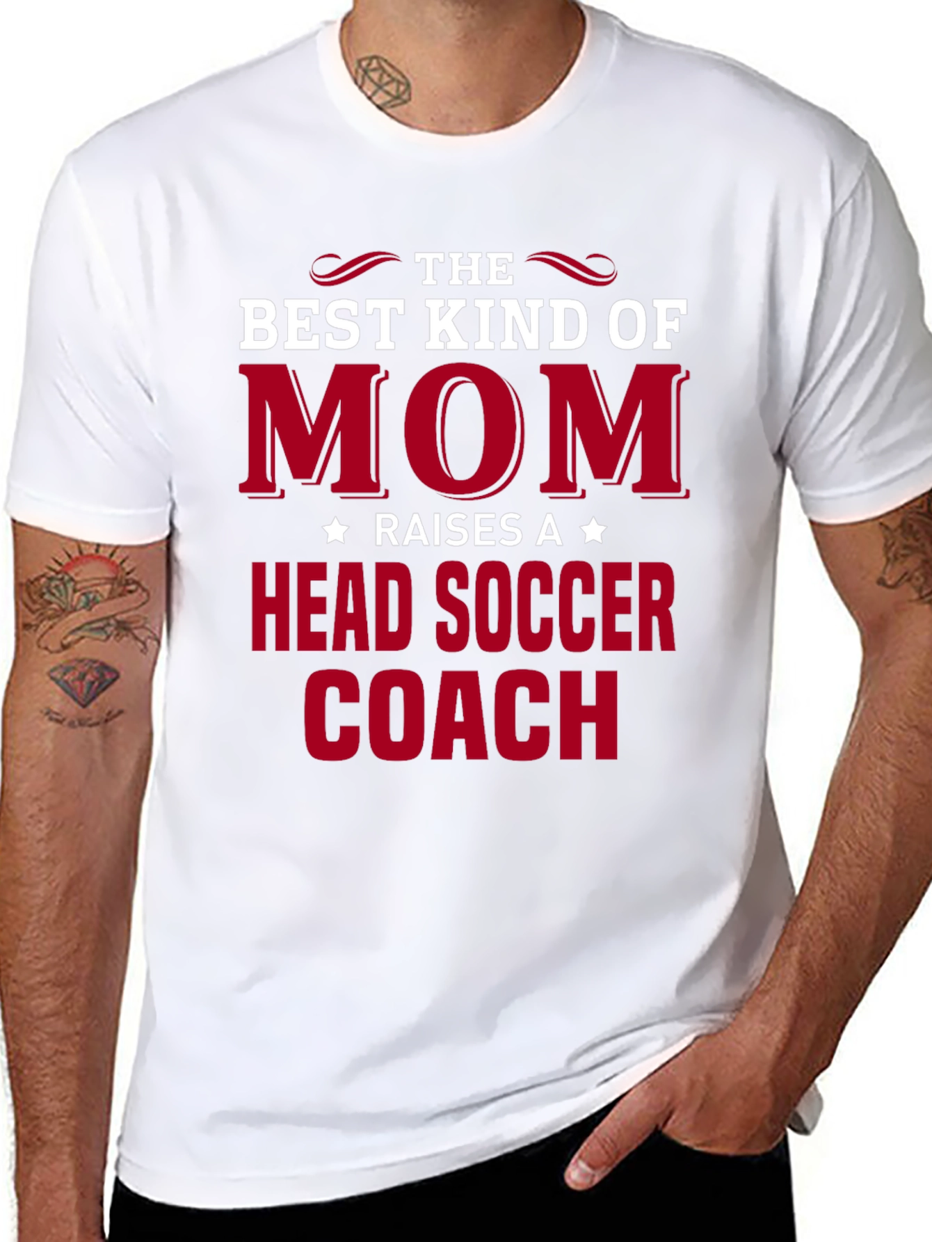 Best Kind of Mom Head Soccer Coach T-Shirt