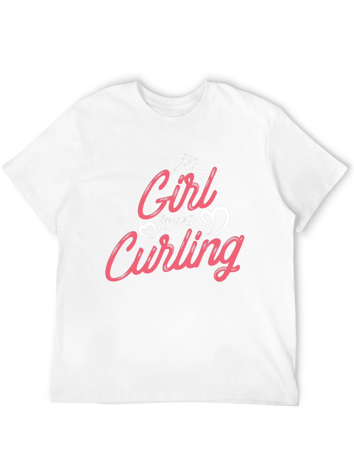 This Girl Loves Curling T-Shirt Black