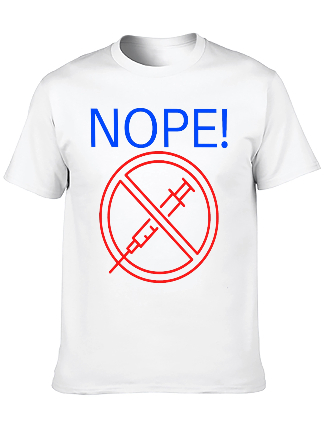 Nope! Anti-Vaccine Graphic T-Shirt
