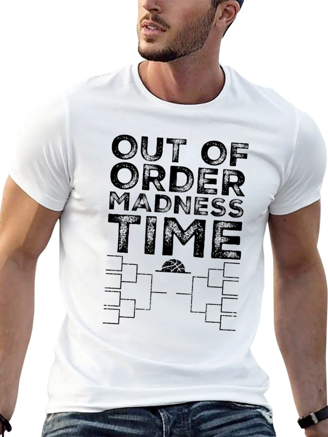 Out of Order Madness Time Black T-Shirt