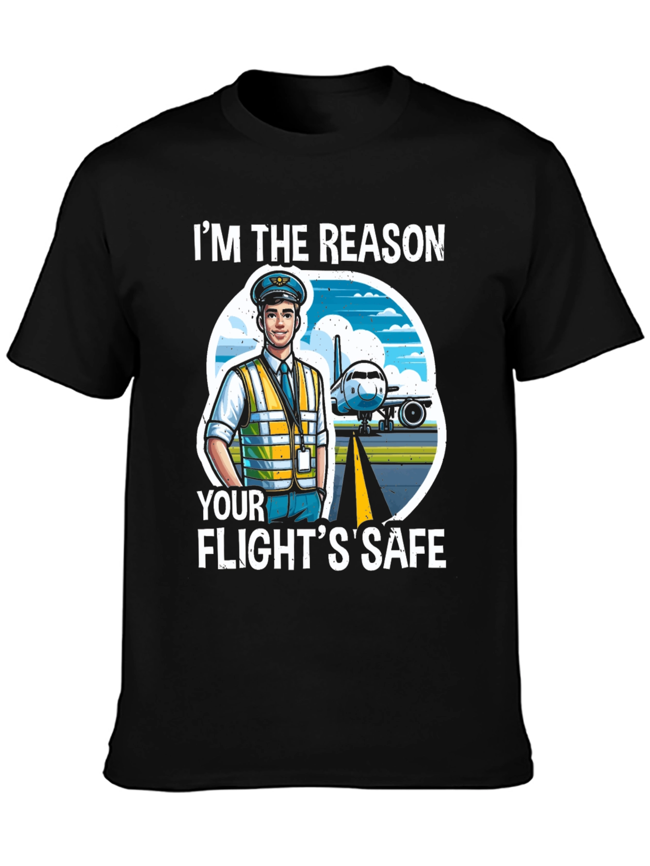 Pilot T-Shirt - Im The Reason Your Flights Safe