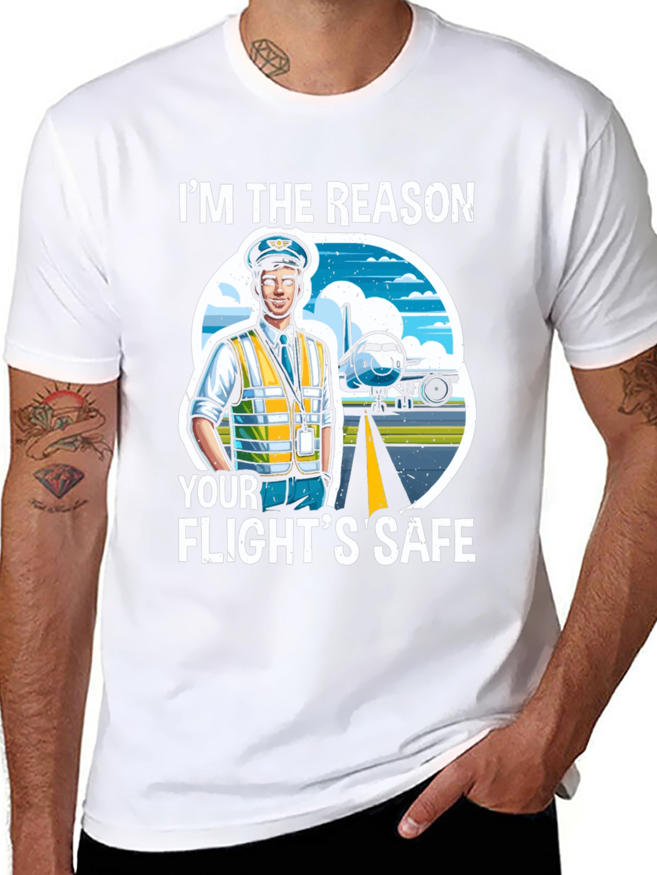 Pilot T-Shirt - Im The Reason Your Flights Safe