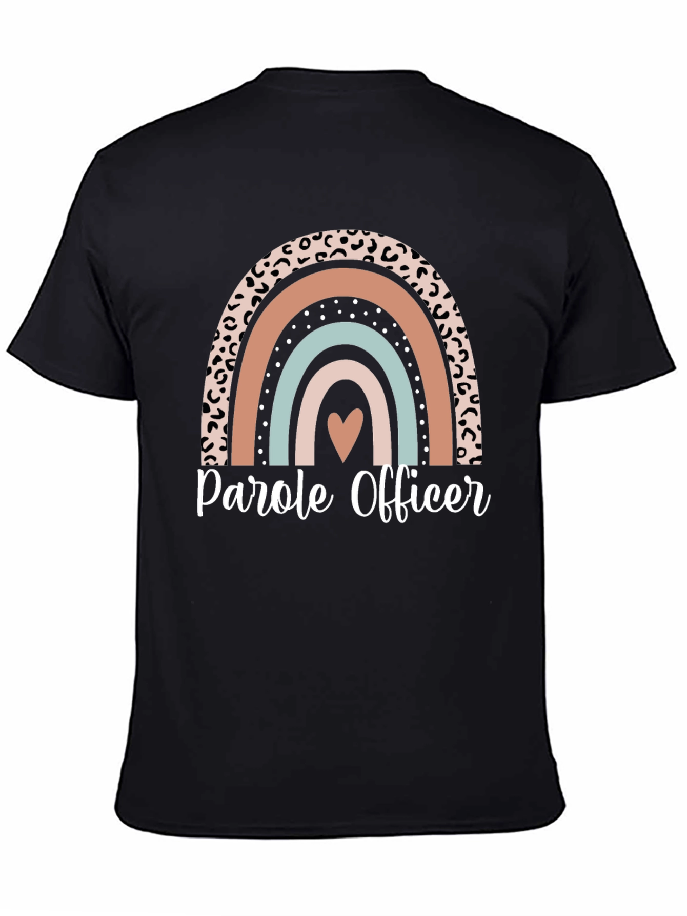 Parole Officer Rainbow Graphic Tee