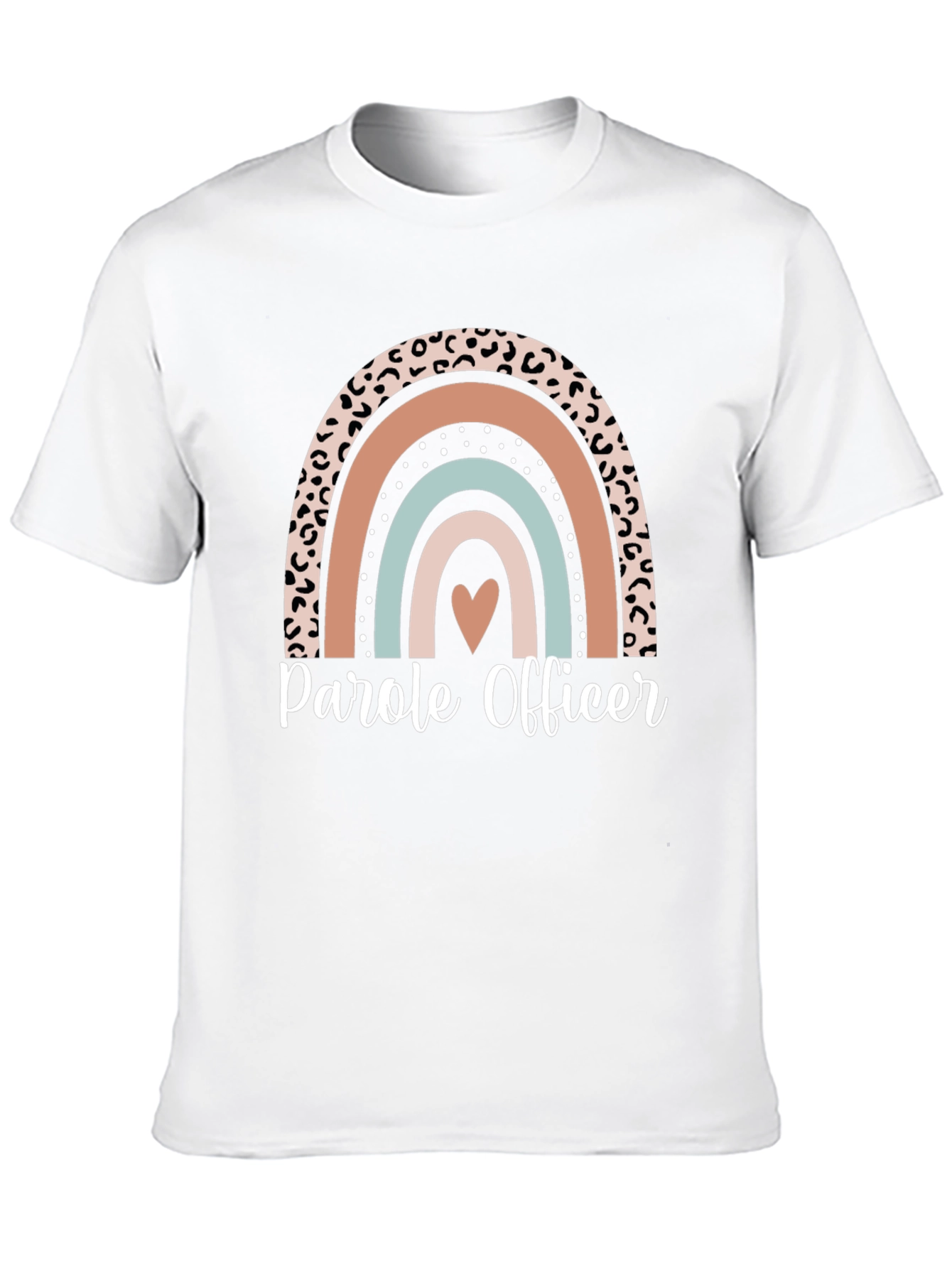 Parole Officer Rainbow Graphic Tee