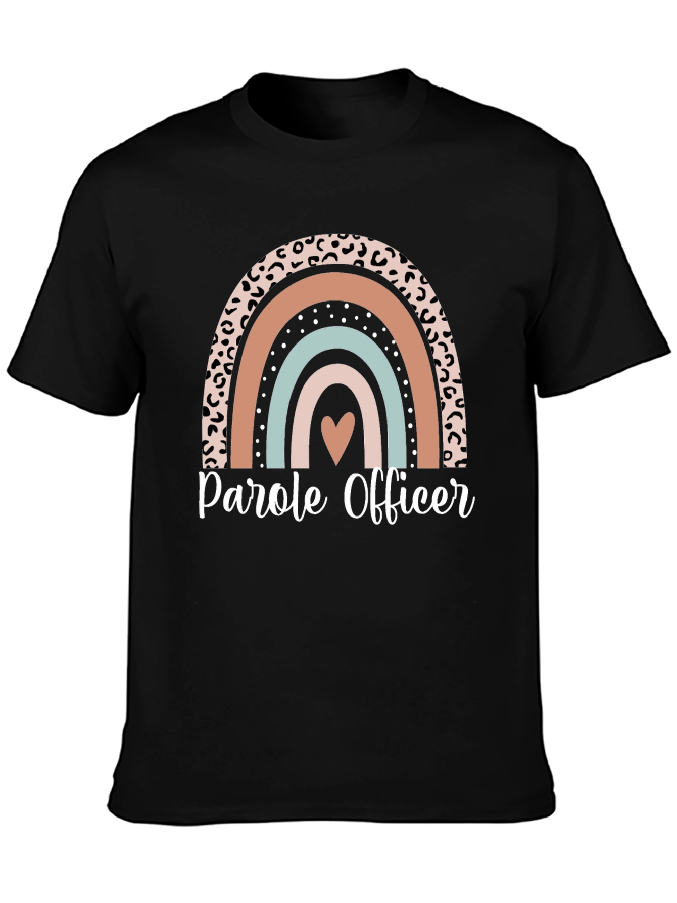 Parole Officer Rainbow Graphic Tee