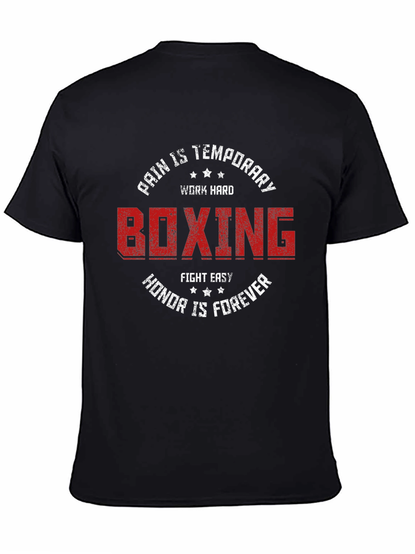 Boxing Graphic T-Shirt - Pain is Temporary