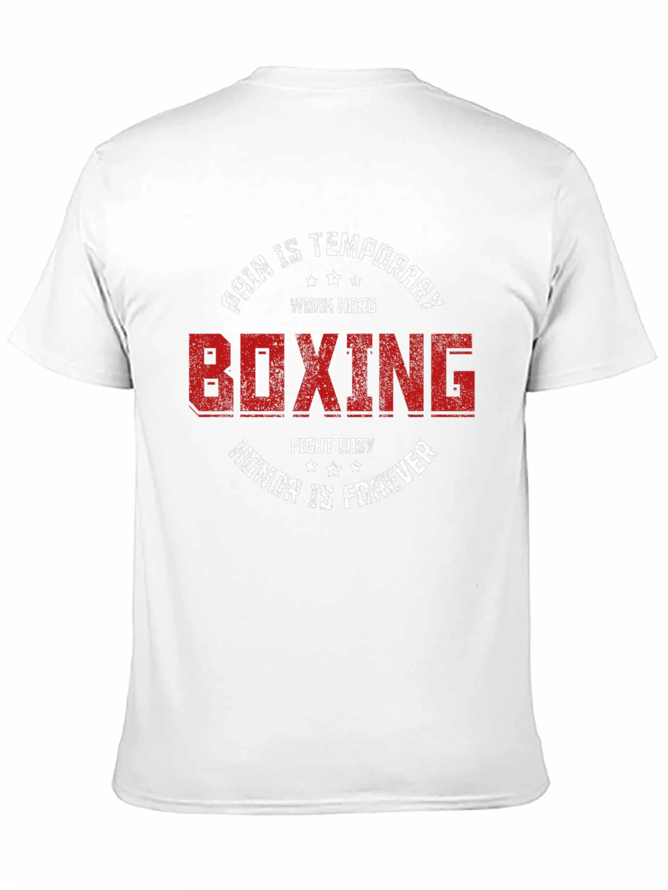 Boxing Graphic T-Shirt - Pain is Temporary