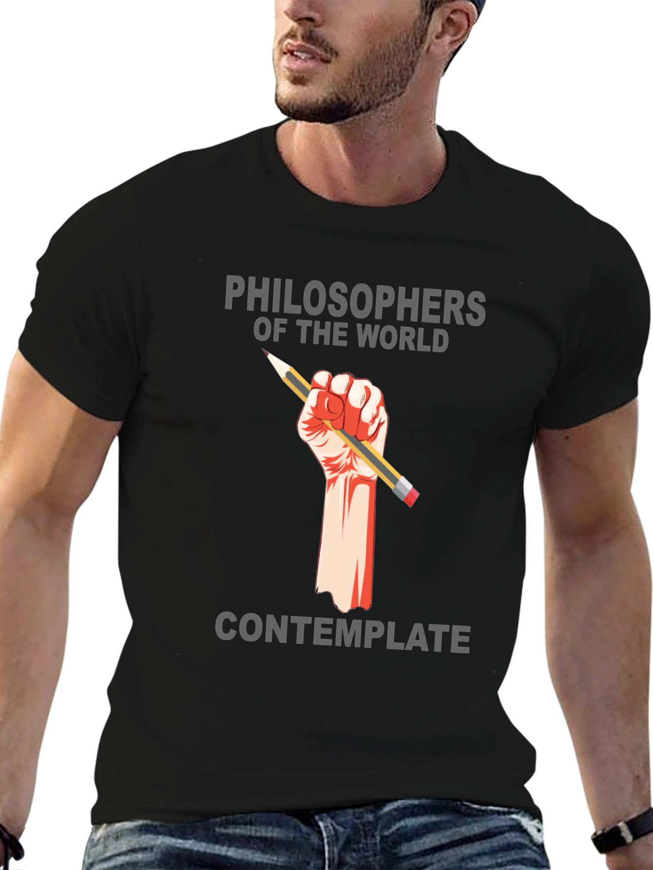 Philosophers of the World Graphic Tee - Contemplate!