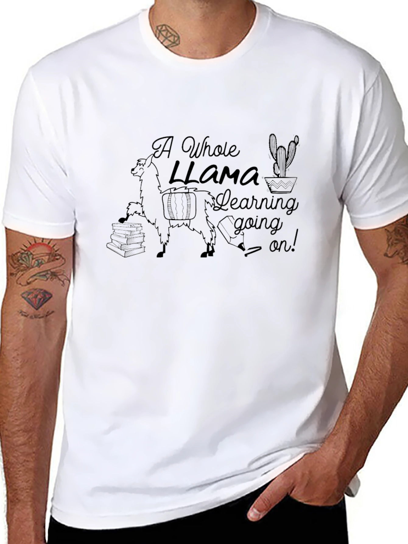 A Whole Llama Learning T-Shirt